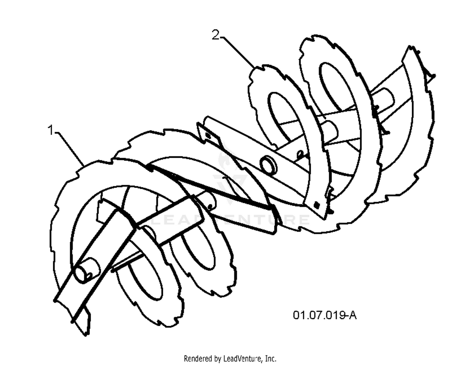 AUGER HOUSING & IMPELLER 3