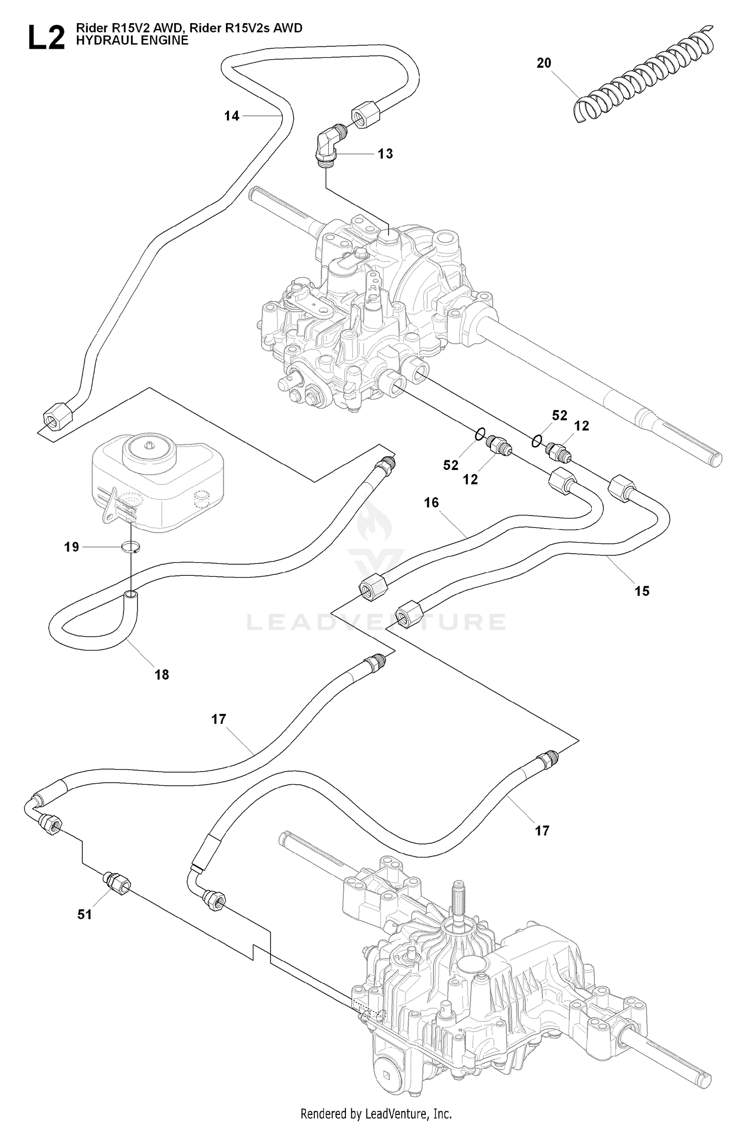 HYDRAULIC PUMP - MOTOR