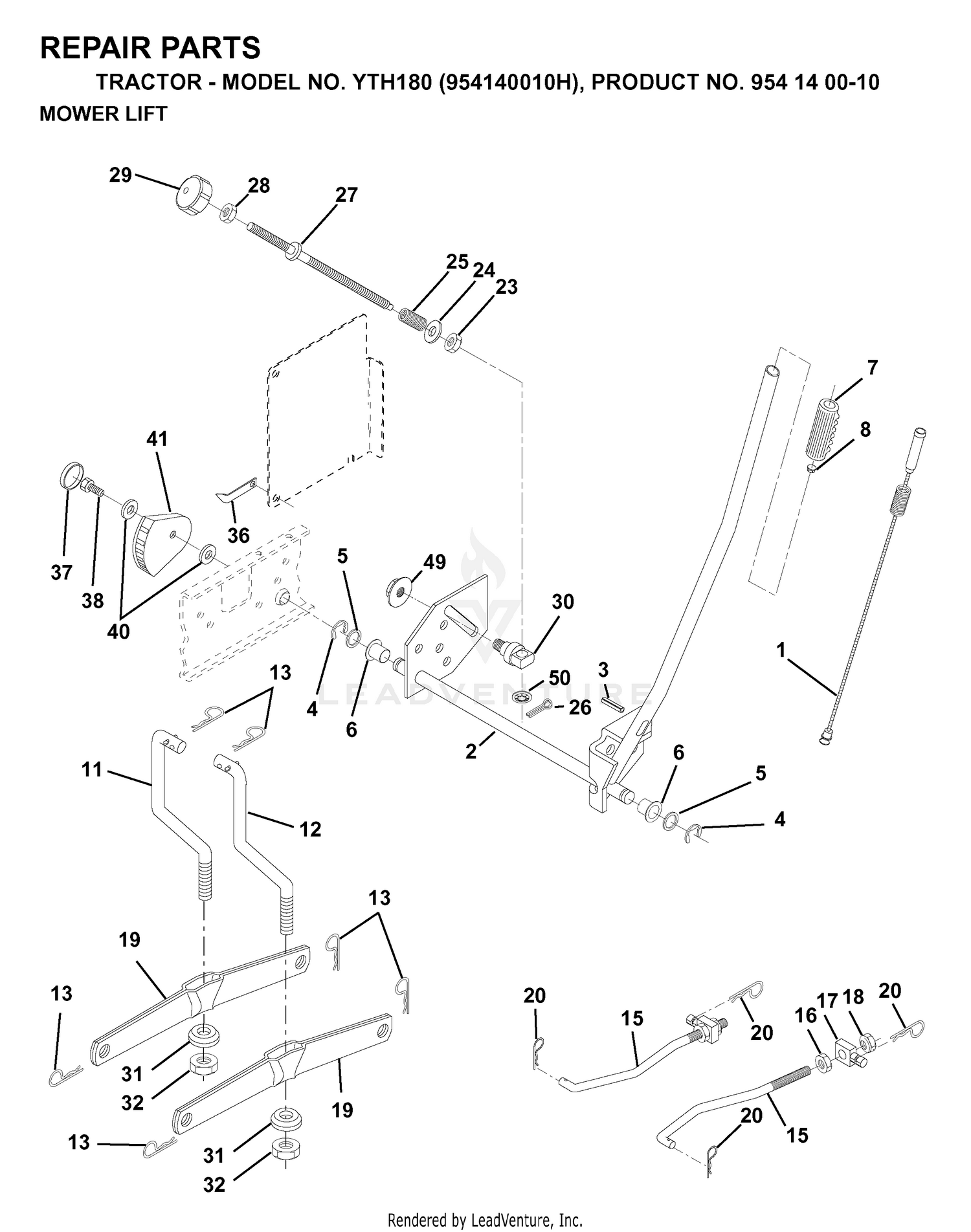 MOWER LIFT / DECK LIFT