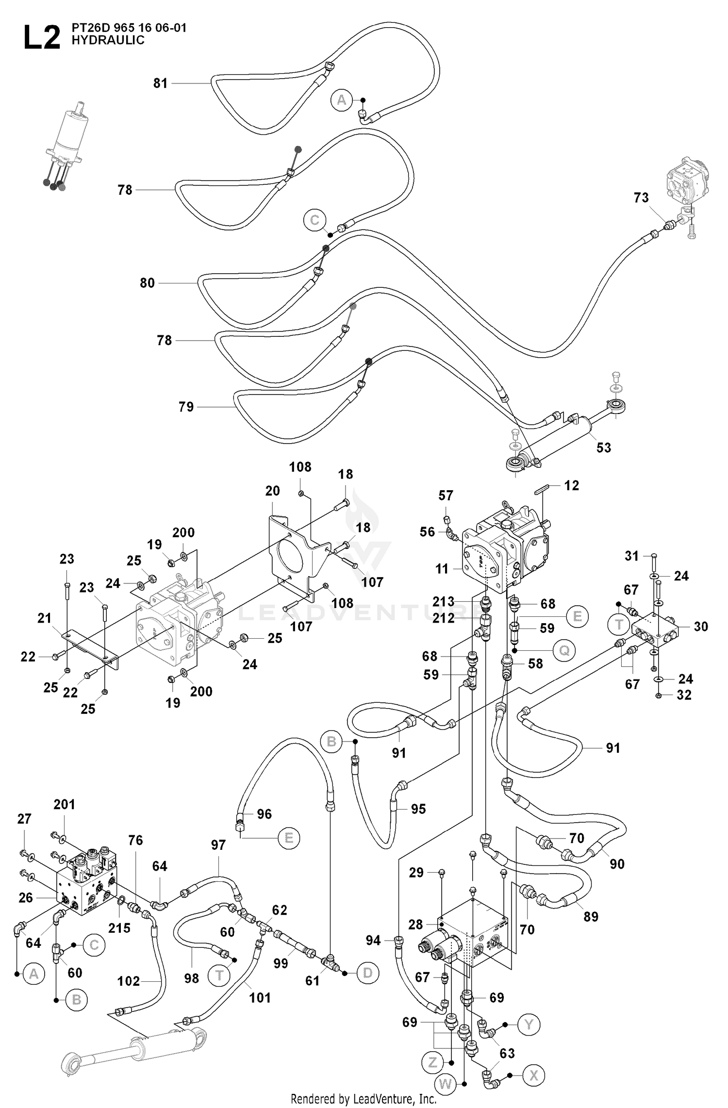 HYDRAULIC PUMP - MOTOR 2