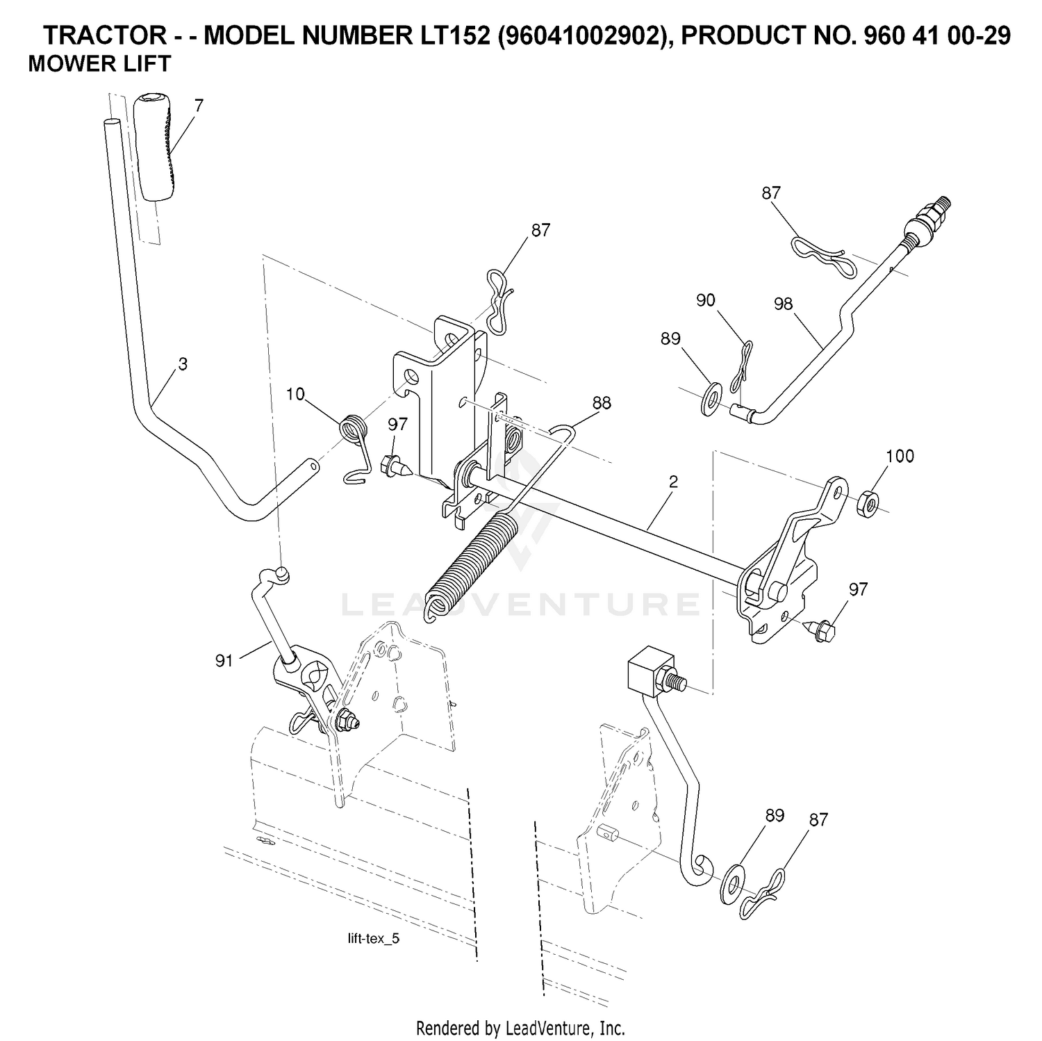 MOWER LIFT / DECK LIFT