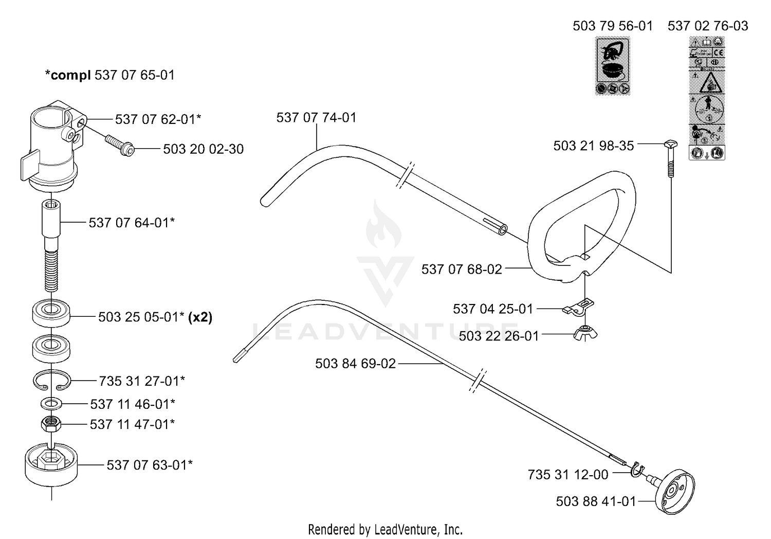 Handle & Shaft / Gearhead