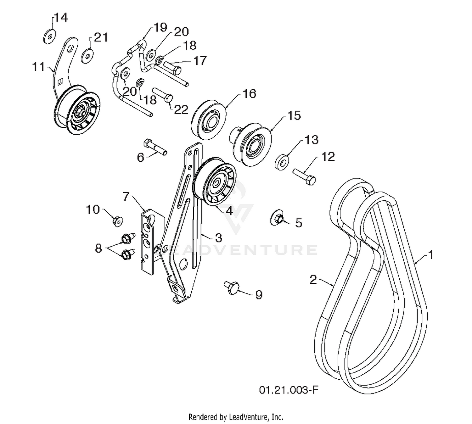 "CHASSIS, ENGINE & PULLEYS" 3