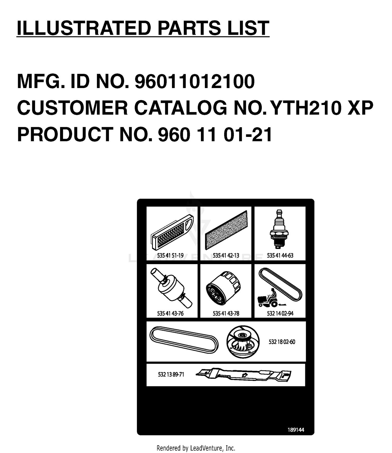 FREQUENTLY USED PARTS