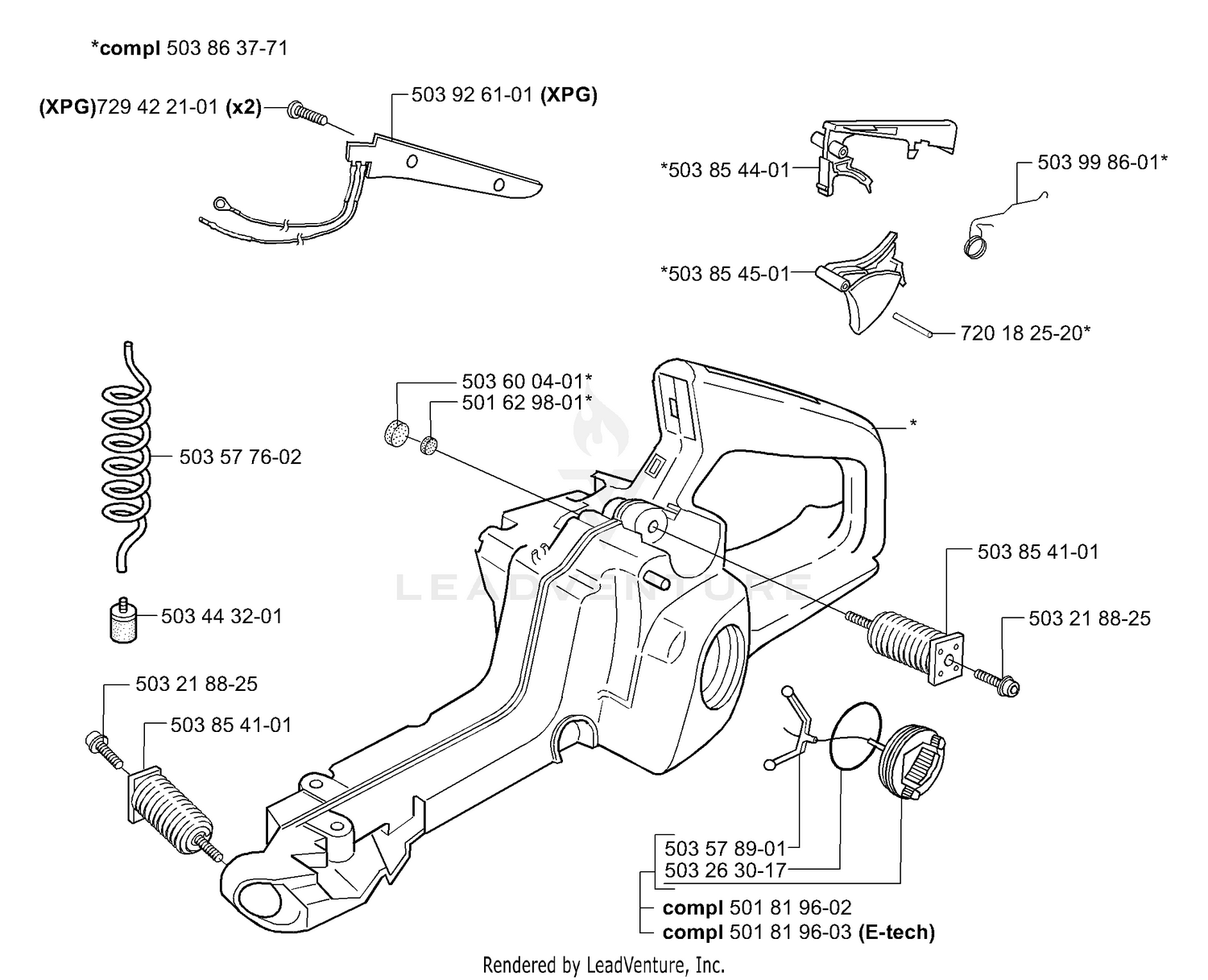 Fuel Tank/Handle