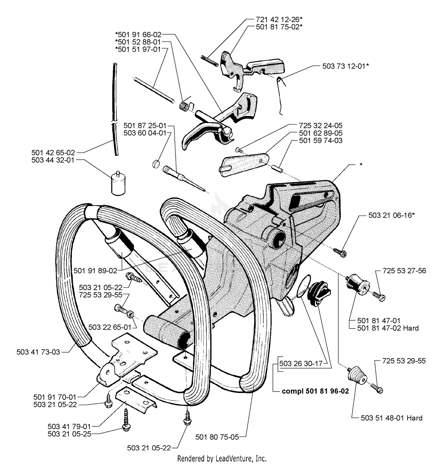 Tank Assembly & Handle Bar