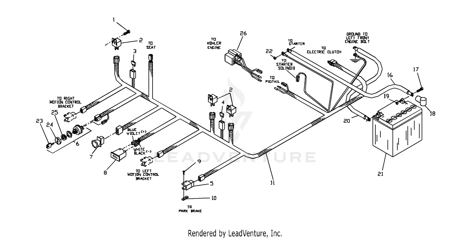 Wiring Assembly (Kohler Only)