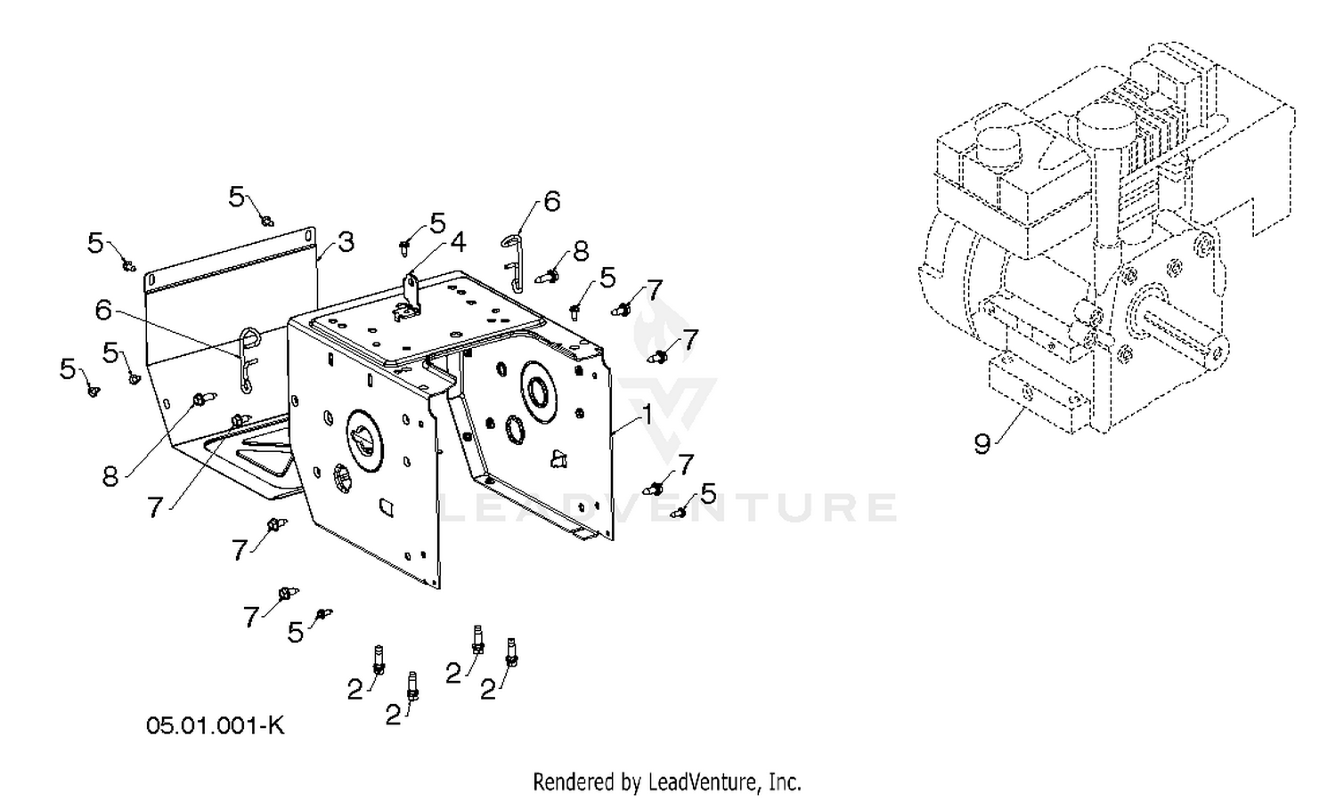 "CHASSIS, ENGINE & PULLEYS" 2