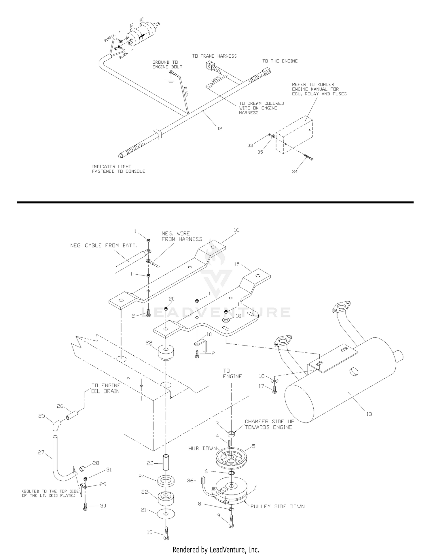 EFI Engine Assembly