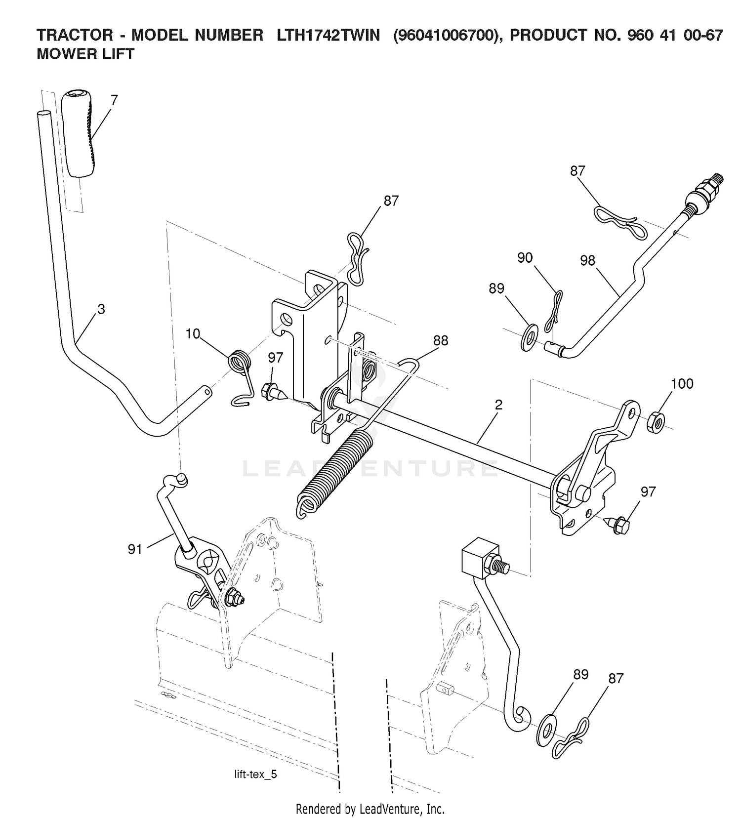 MOWER LIFT / DECK LIFT