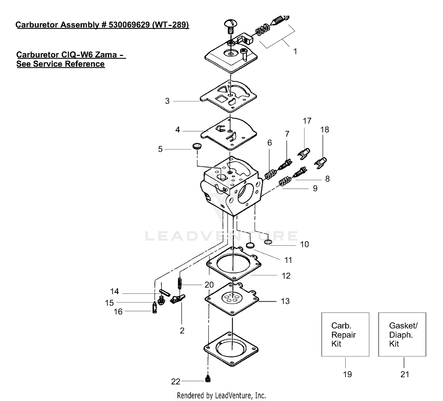 Assembly diagram