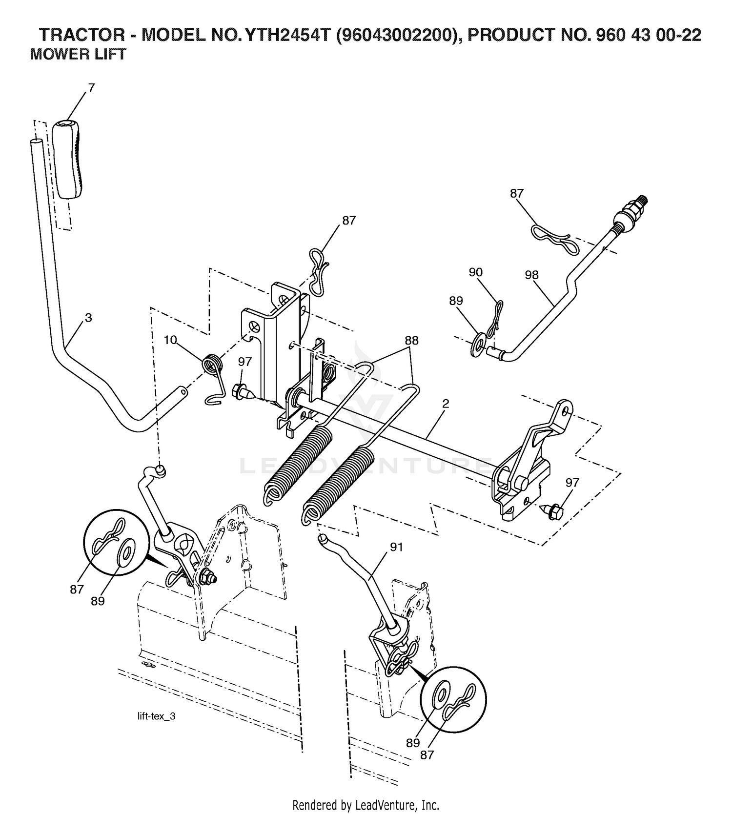 MOWER LIFT / DECK LIFT 2