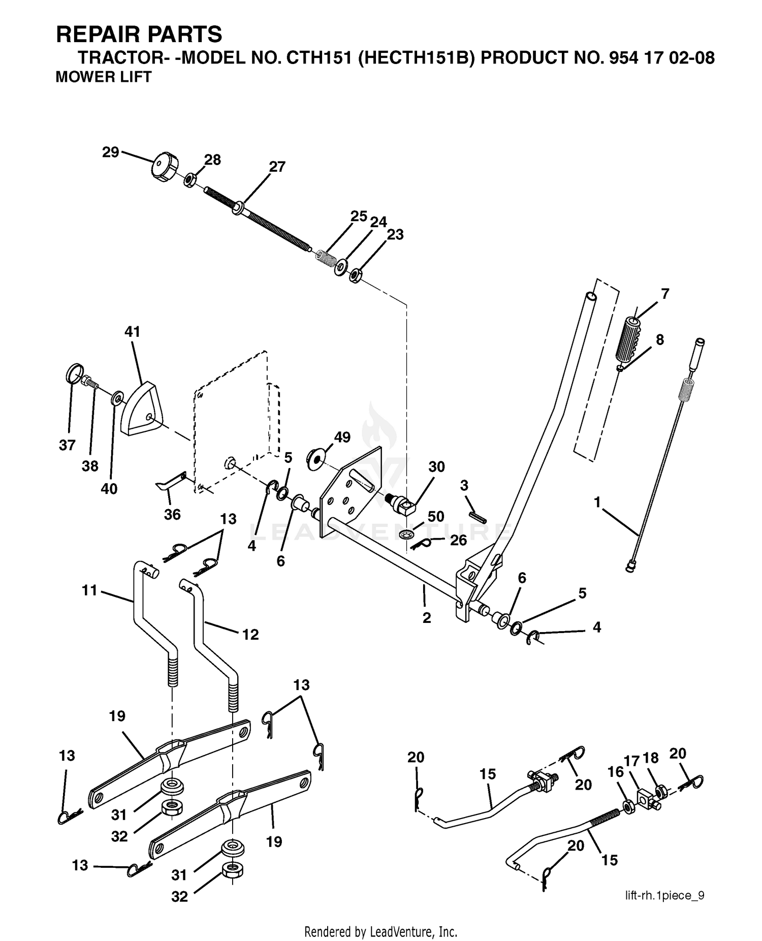 MOWER LIFT / DECK LIFT
