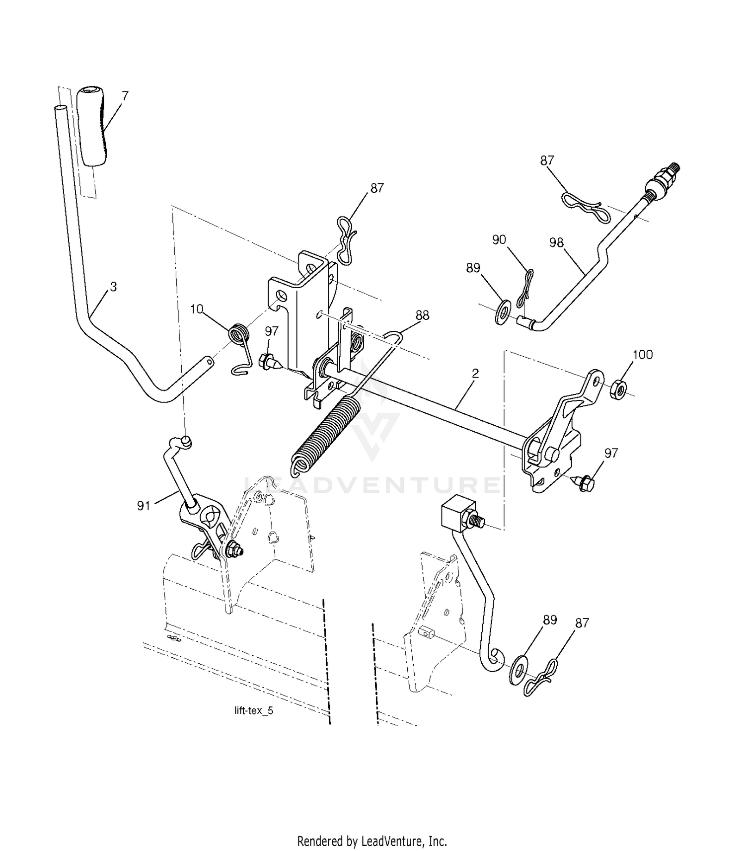 MOWER LIFT / DECK LIFT