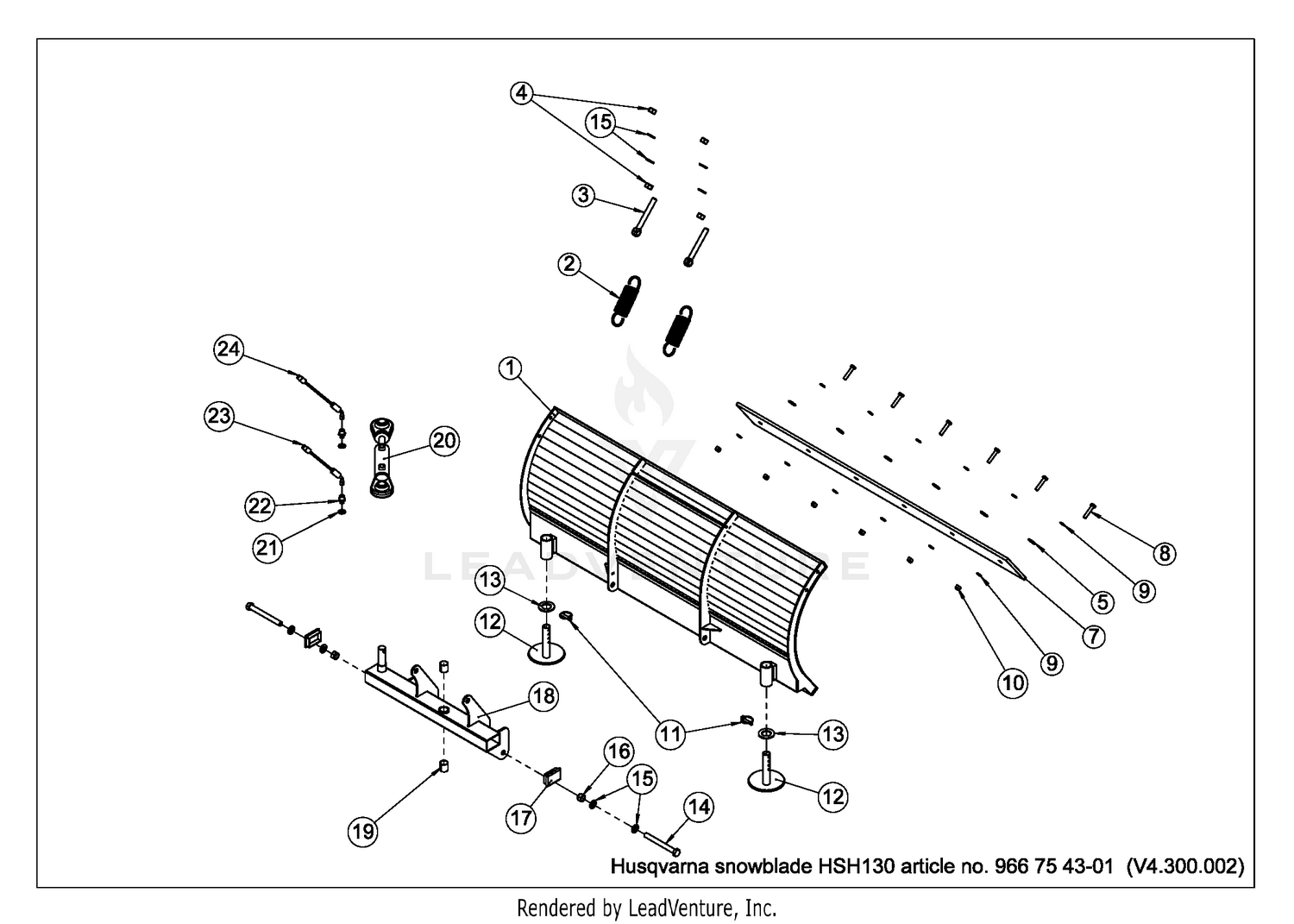 SNOWBLADE ASSEMBLY