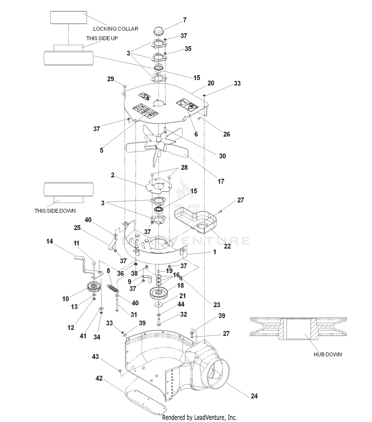 Accessories DFS - 539 113067 Blower Assembly