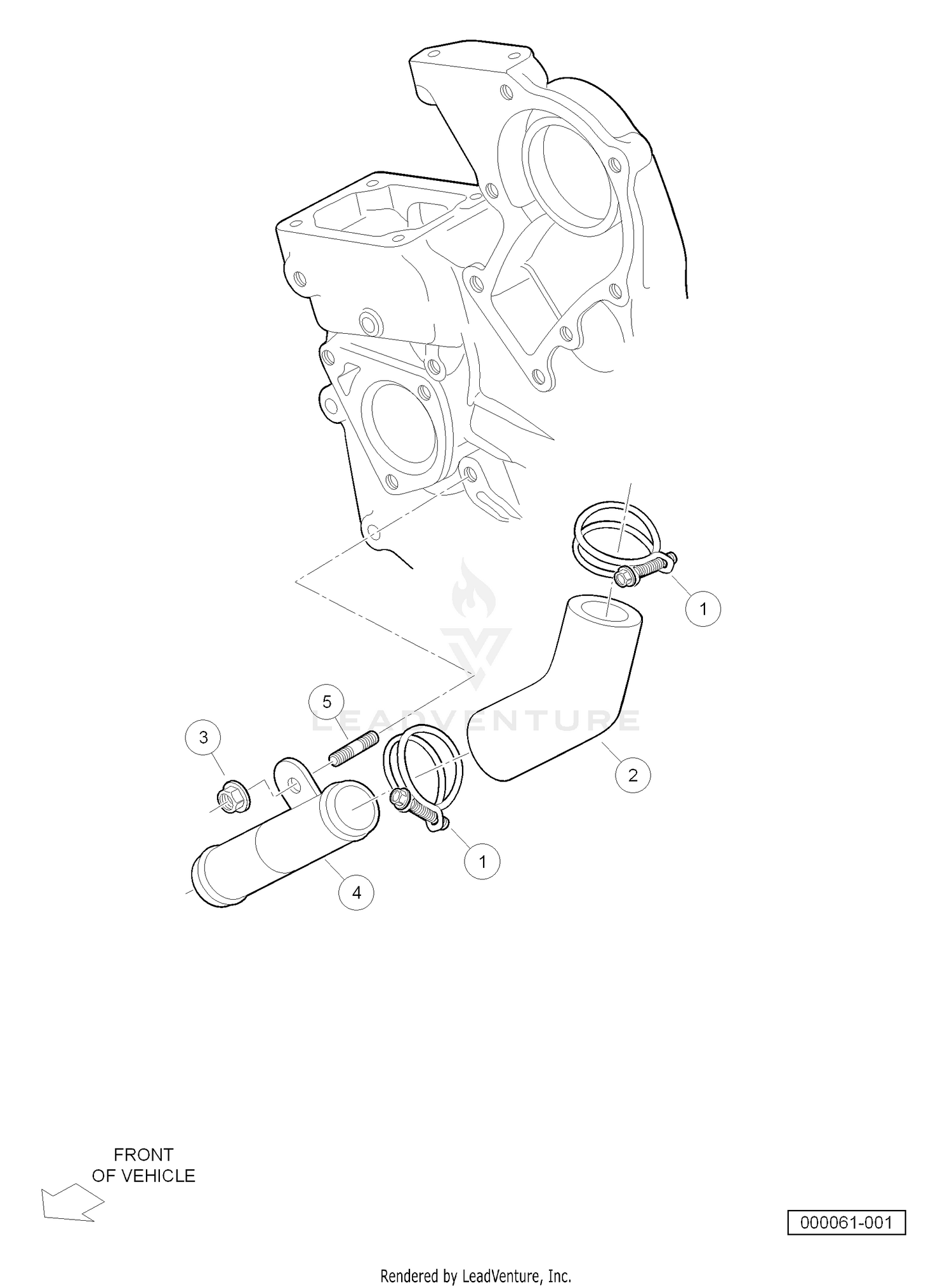Block Coolant Pipe