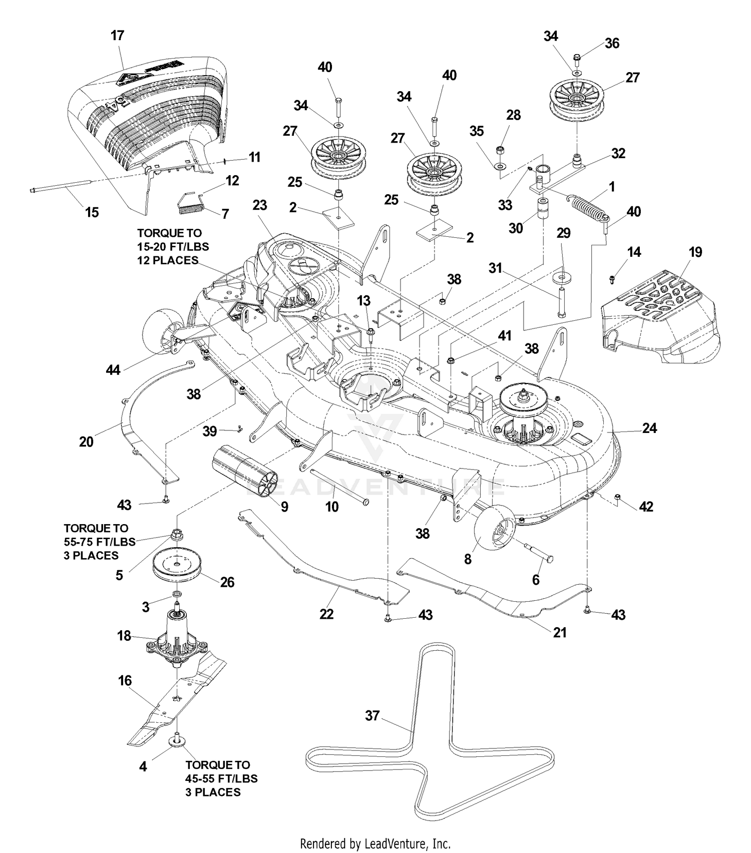 Deck Assembly 54"