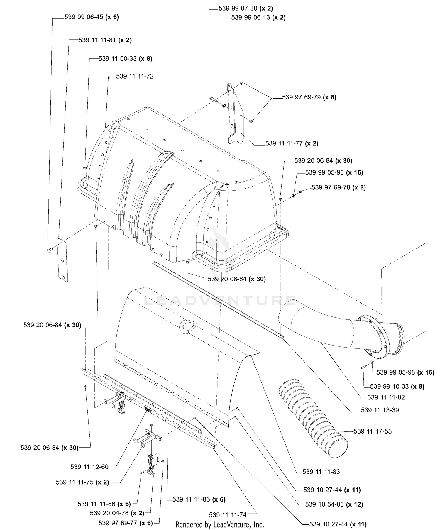 Accessory Collection System Hood
