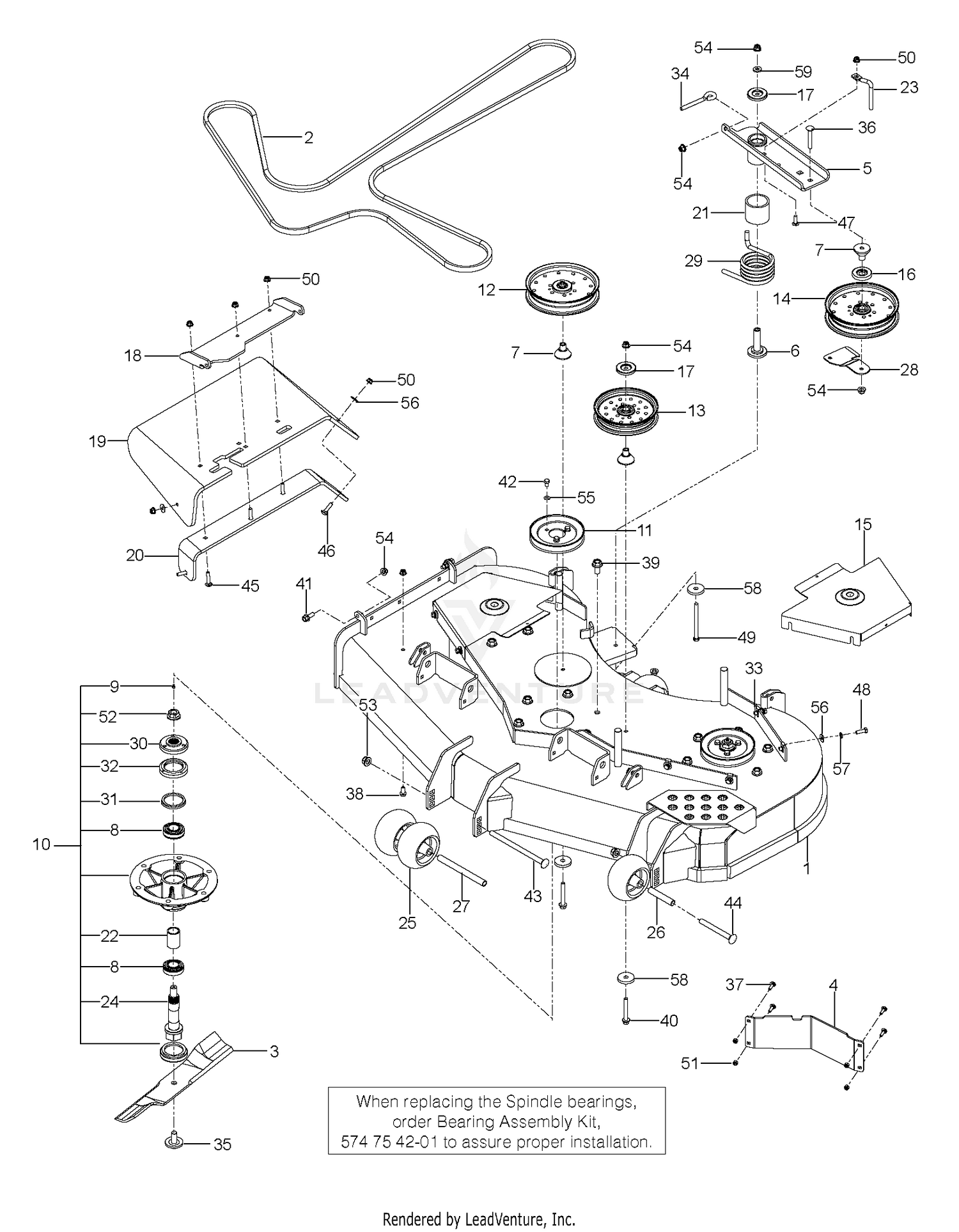 MOWER DECK / CUTTING DECK