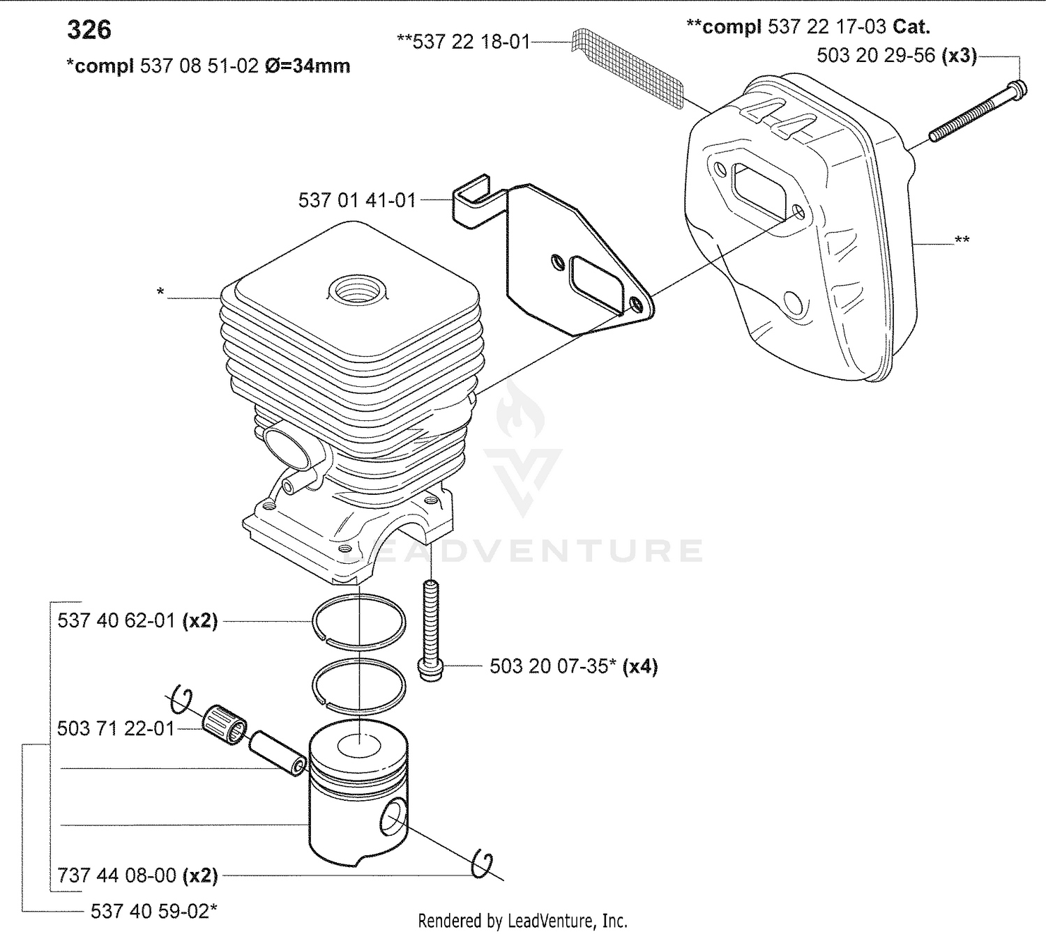 Cylinder / Muffler