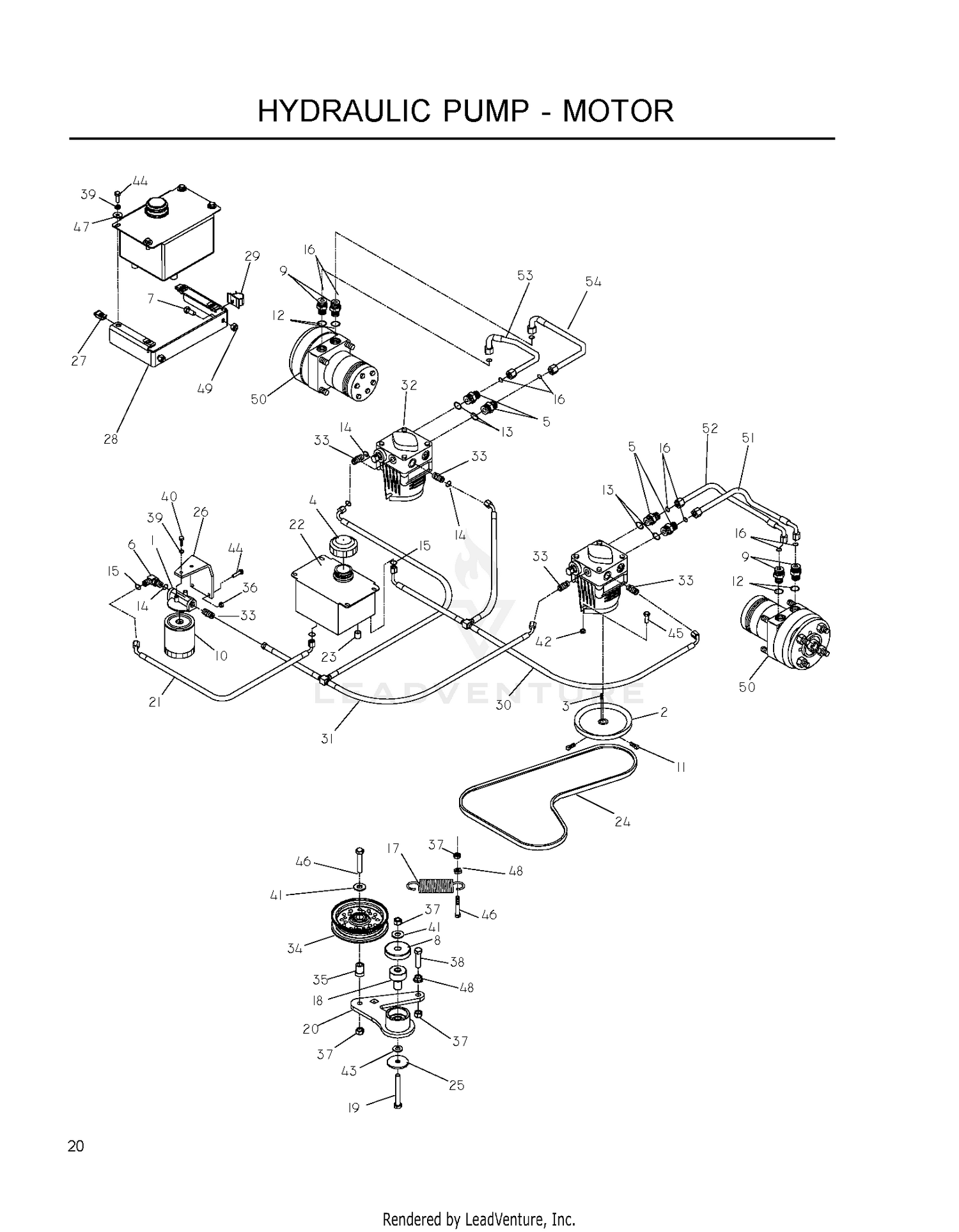 HYDRAULIC PUMP - MOTOR