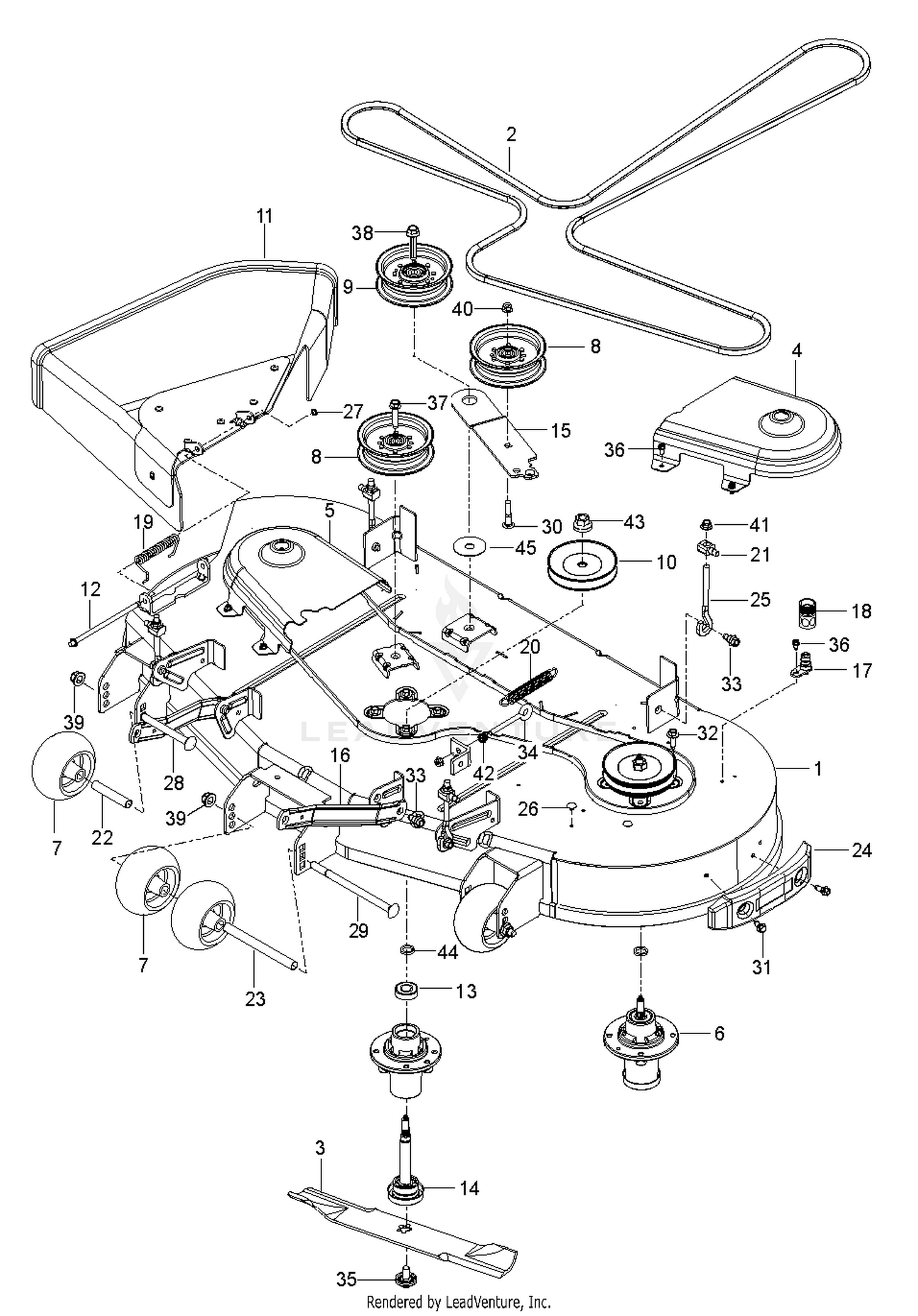 MOWER DECK / CUTTING DECK