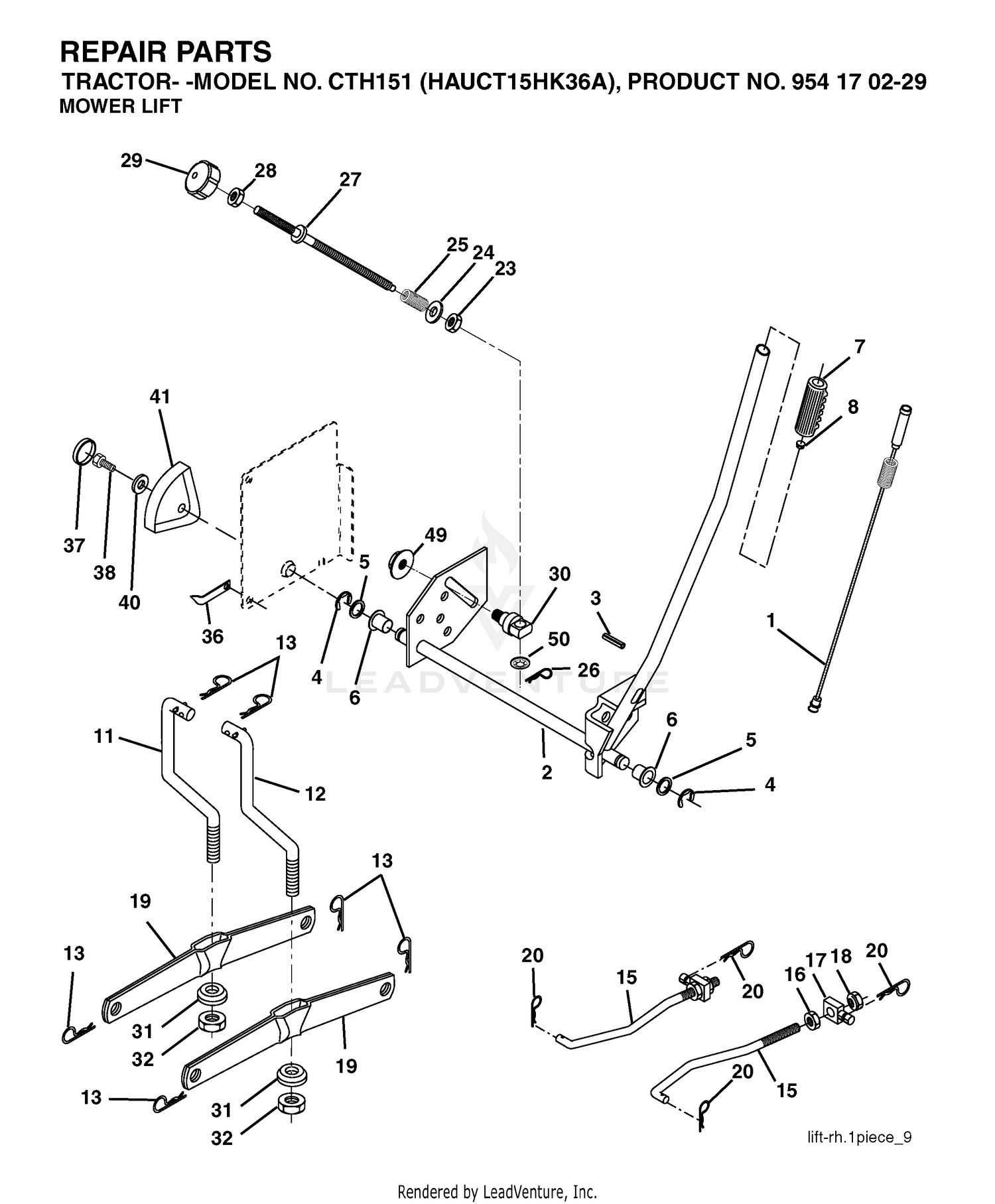 MOWER LIFT / DECK LIFT