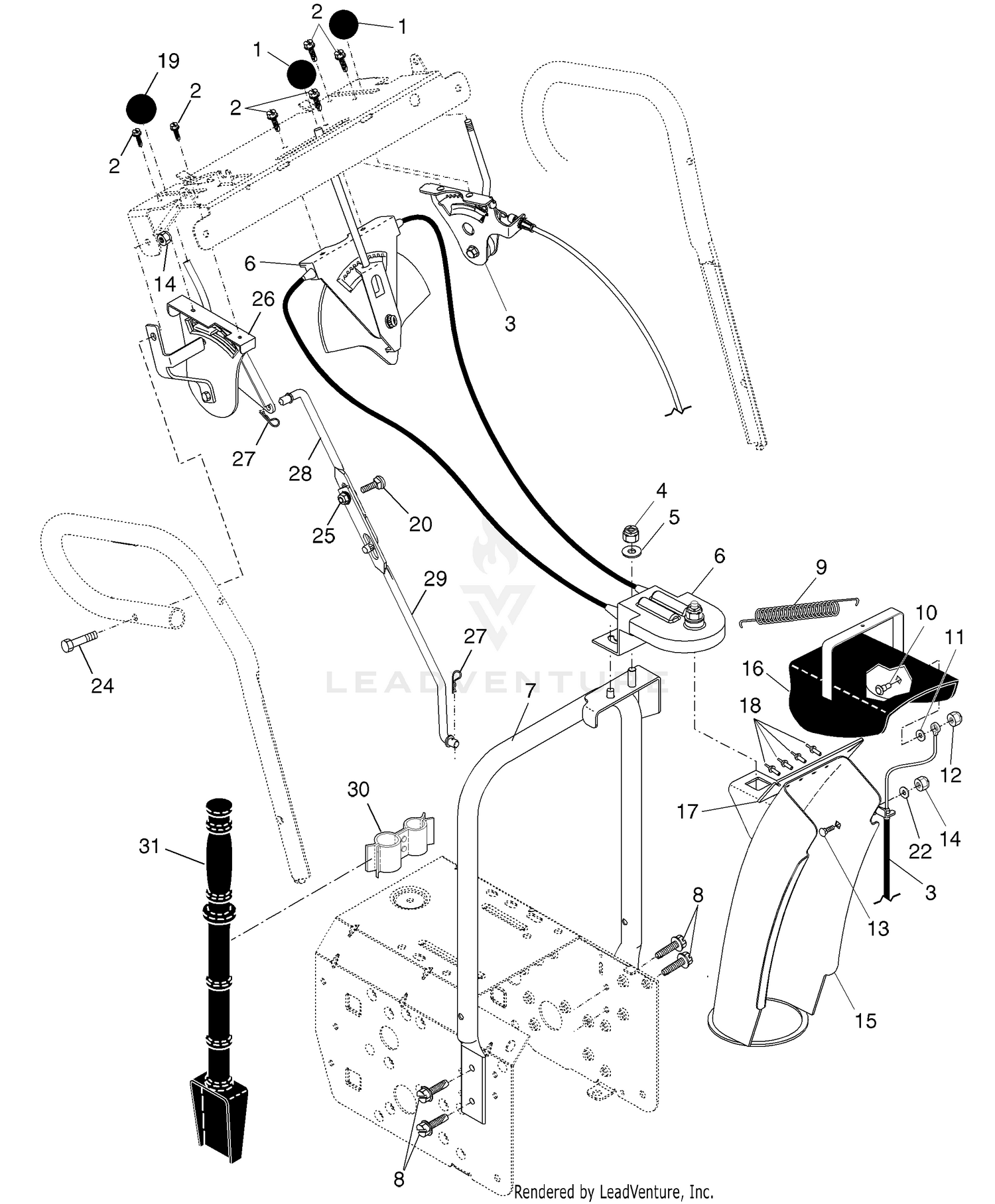 Control Panel / Discharge Chute