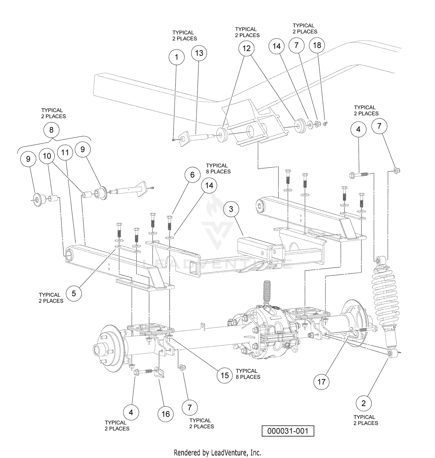Rear Suspension (High-Capacity Option)