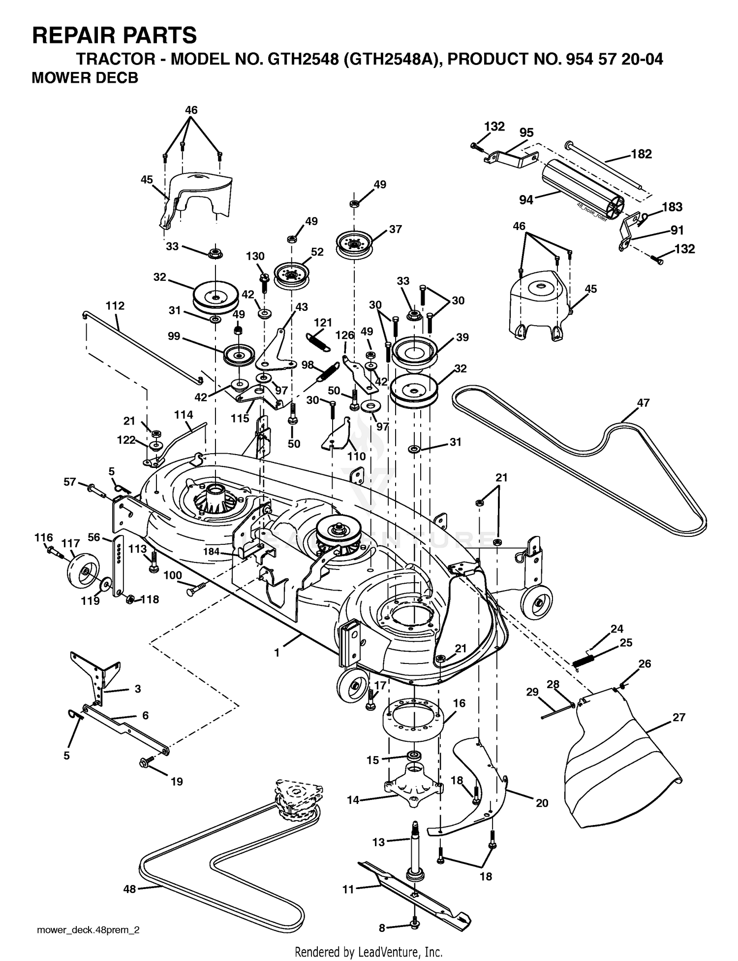 MOWER DECK / CUTTING DECK