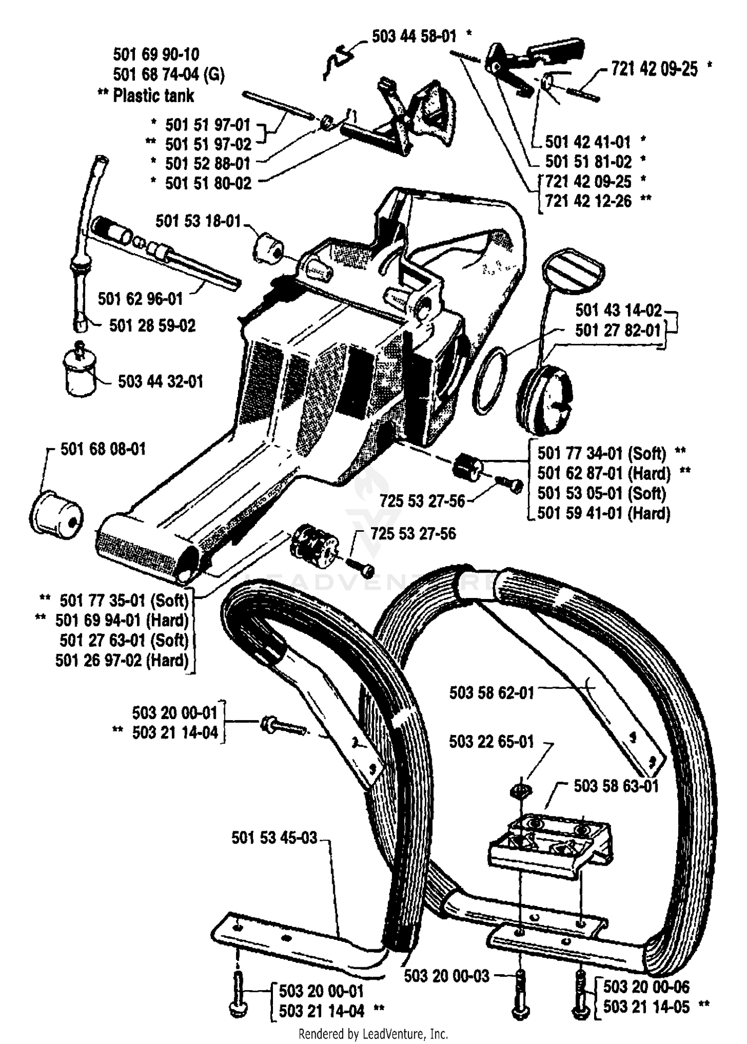 Front/Handle/Tank Assembly