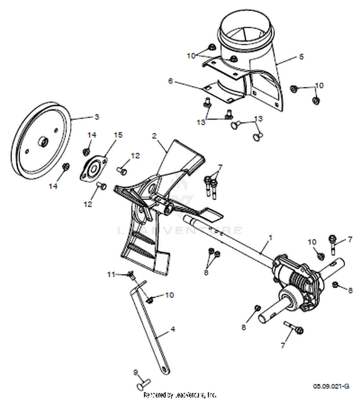 AUGER HOUSING & IMPELLER 6