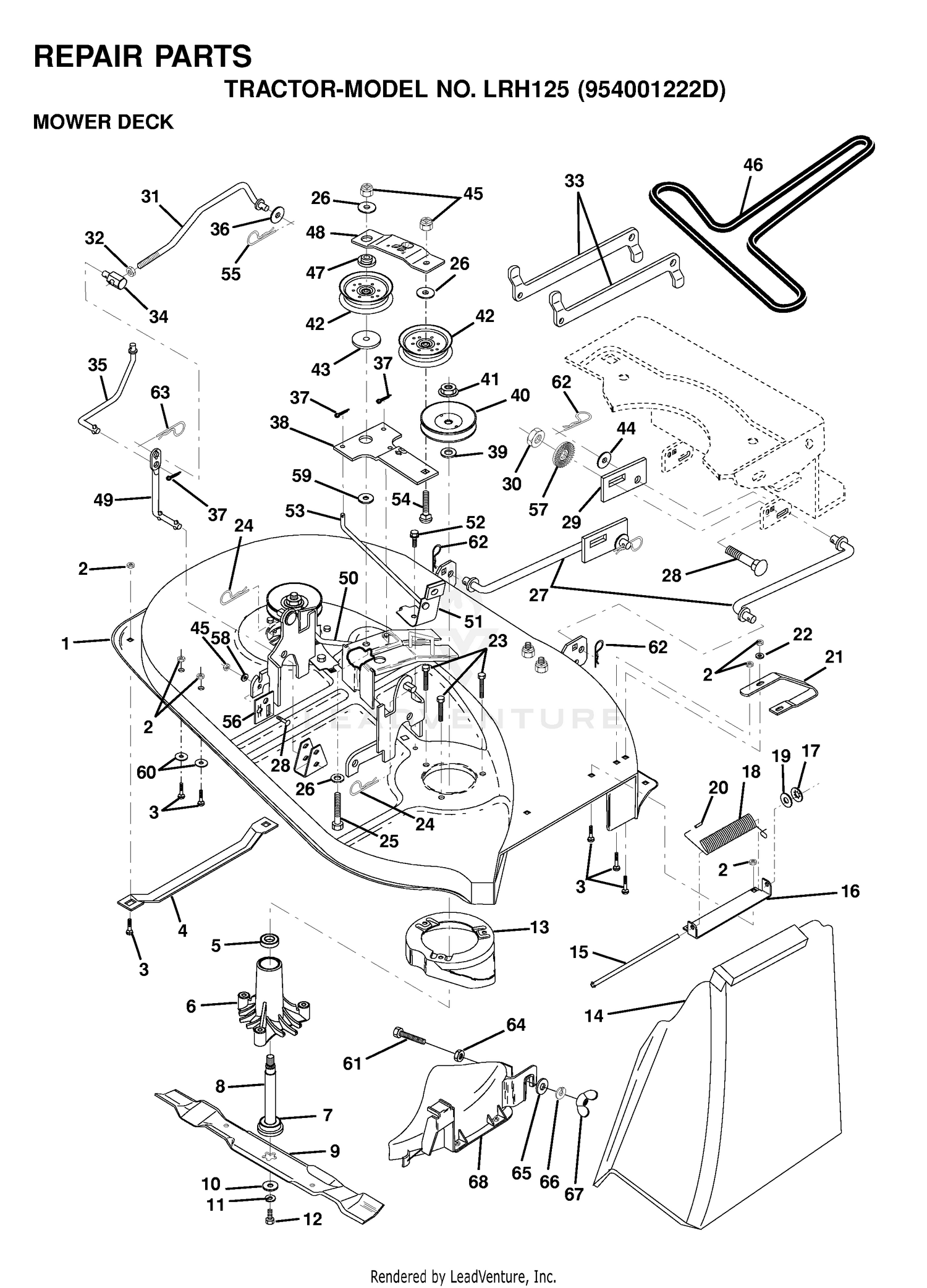 MOWER DECK / CUTTING DECK