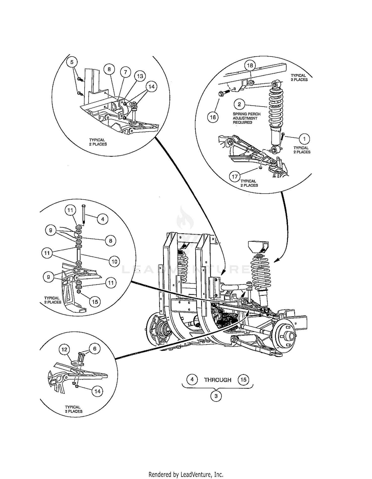 FRONT SUSPENSION (HIGH-CAPACITY OPTION)
