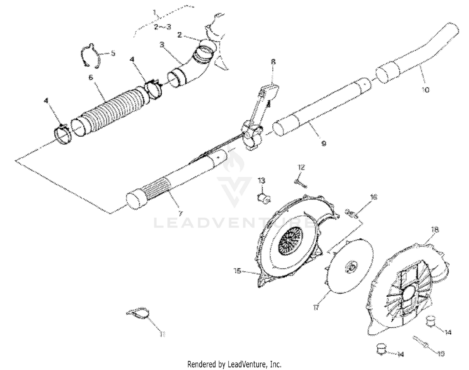 Blower Tubes & Fan Housing
