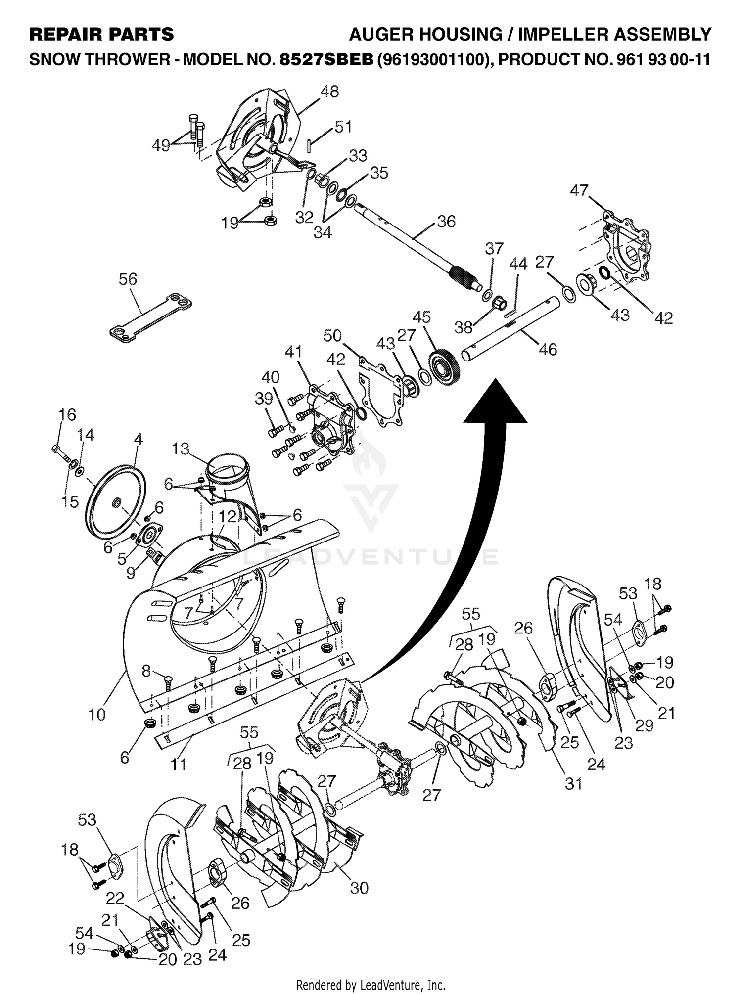 AUGER HOUSING & IMPELLER