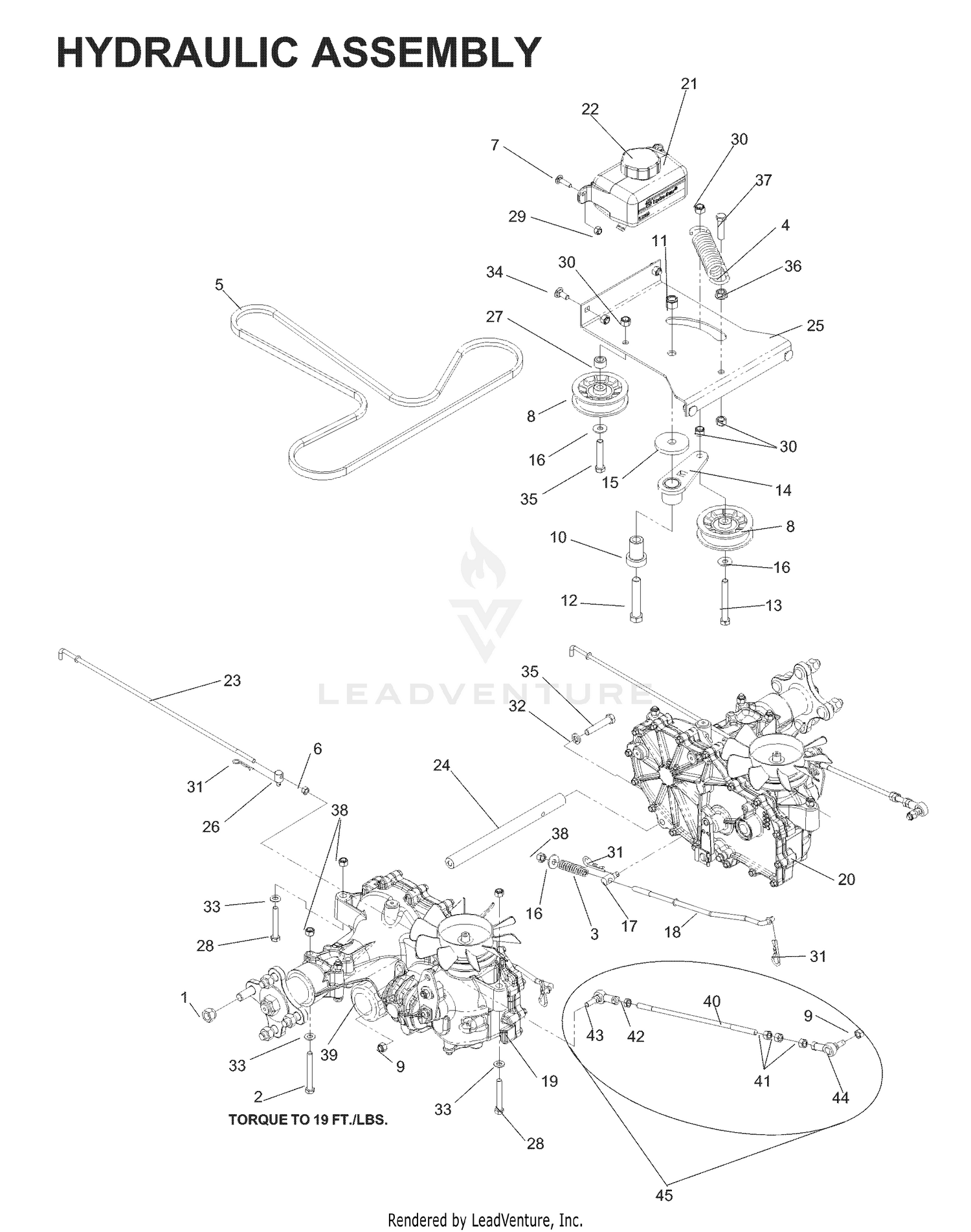 HYDRAULIC PUMP - MOTOR