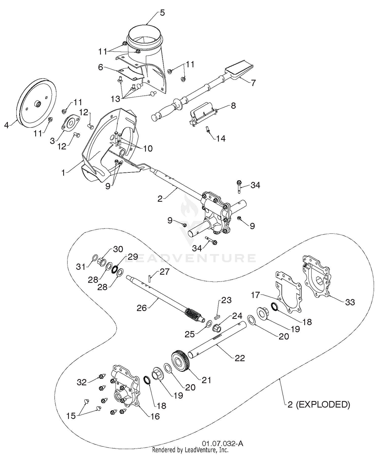 AUGER HOUSING & IMPELLER 4