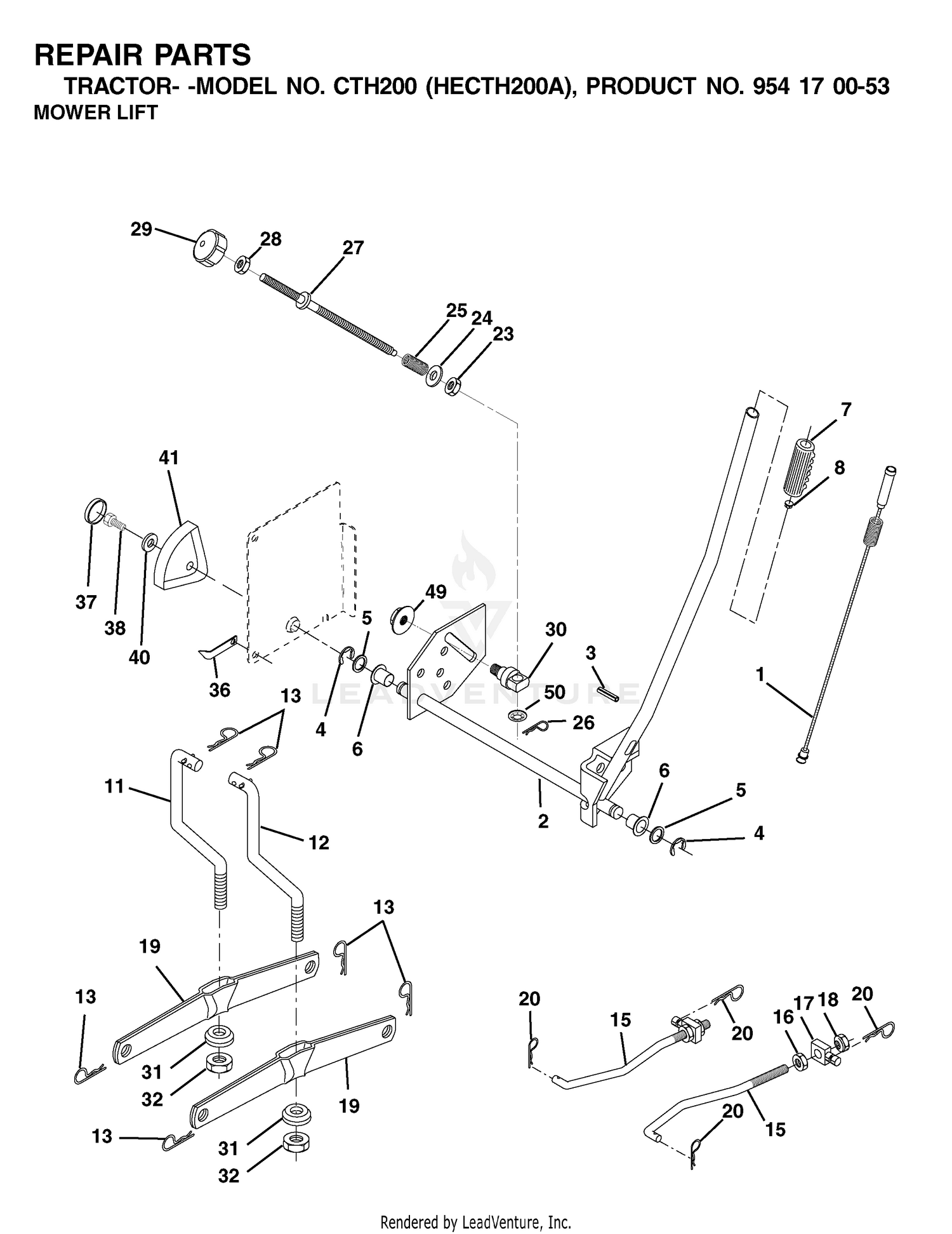 MOWER LIFT / DECK LIFT