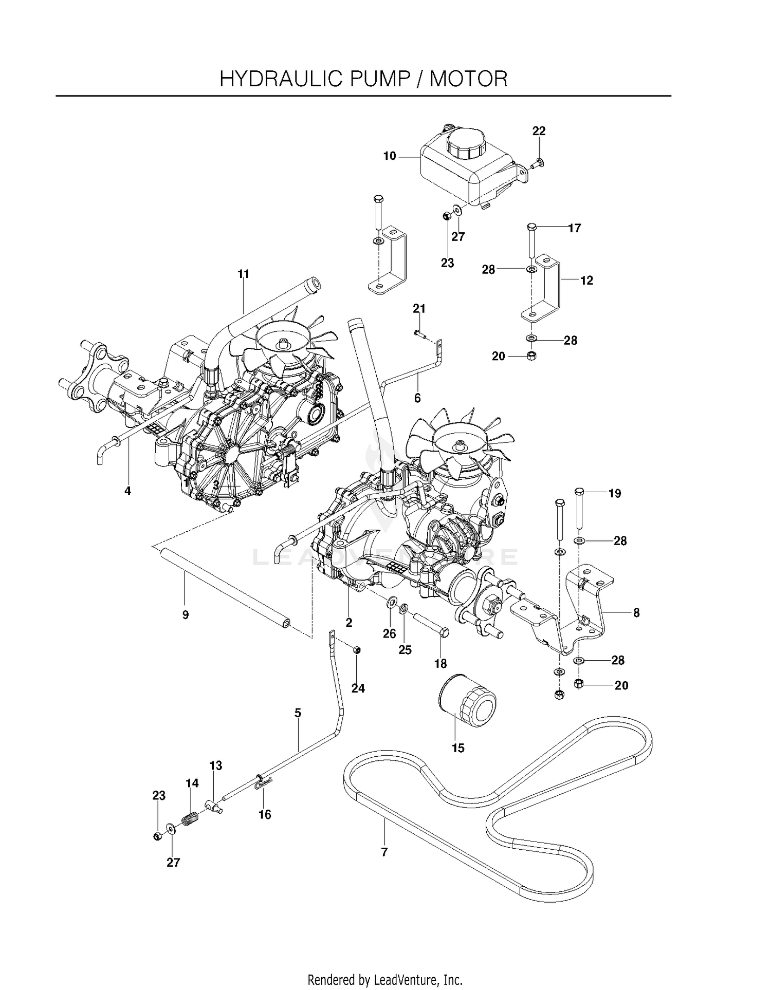 HYDRAULIC PUMP MOTOR