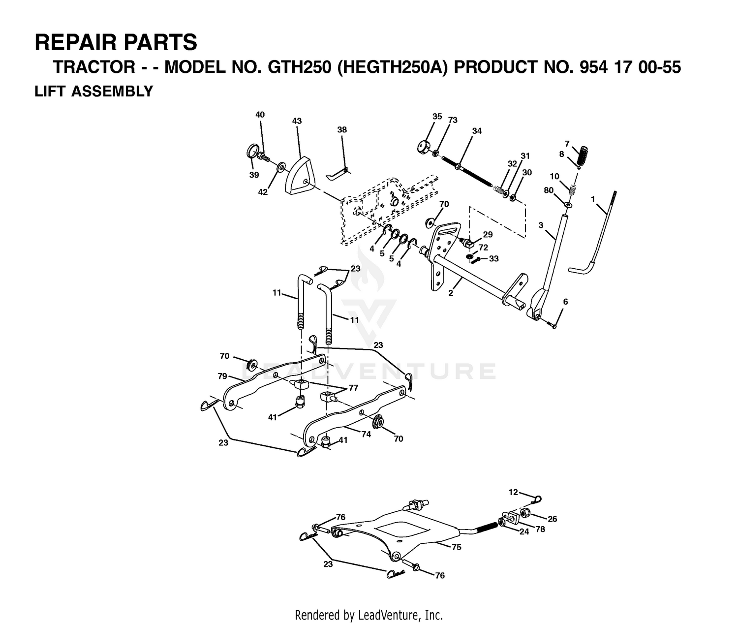 MOWER LIFT / DECK LIFT