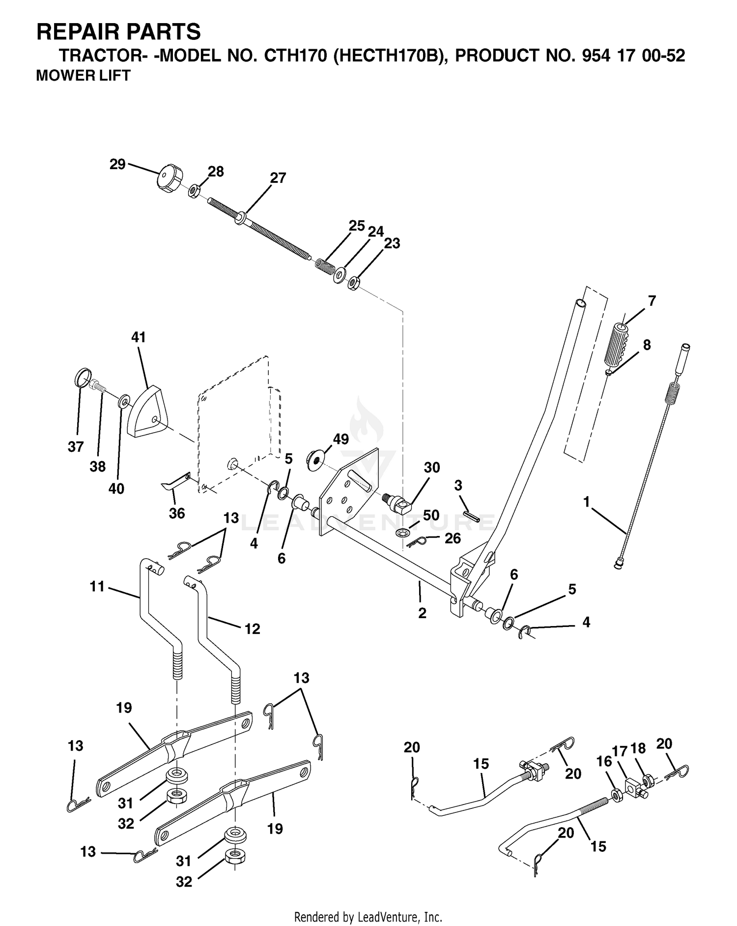 MOWER LIFT / DECK LIFT