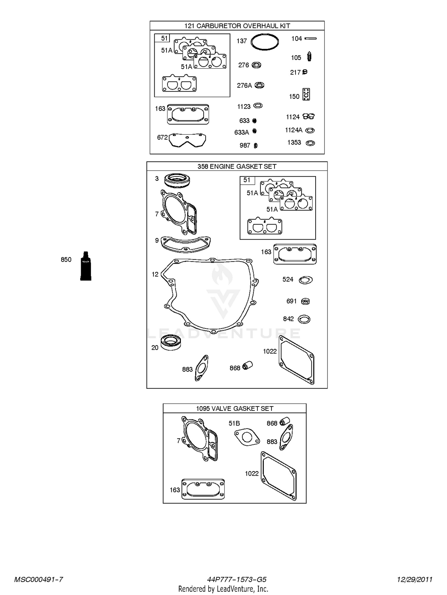 GASKET KIT 5