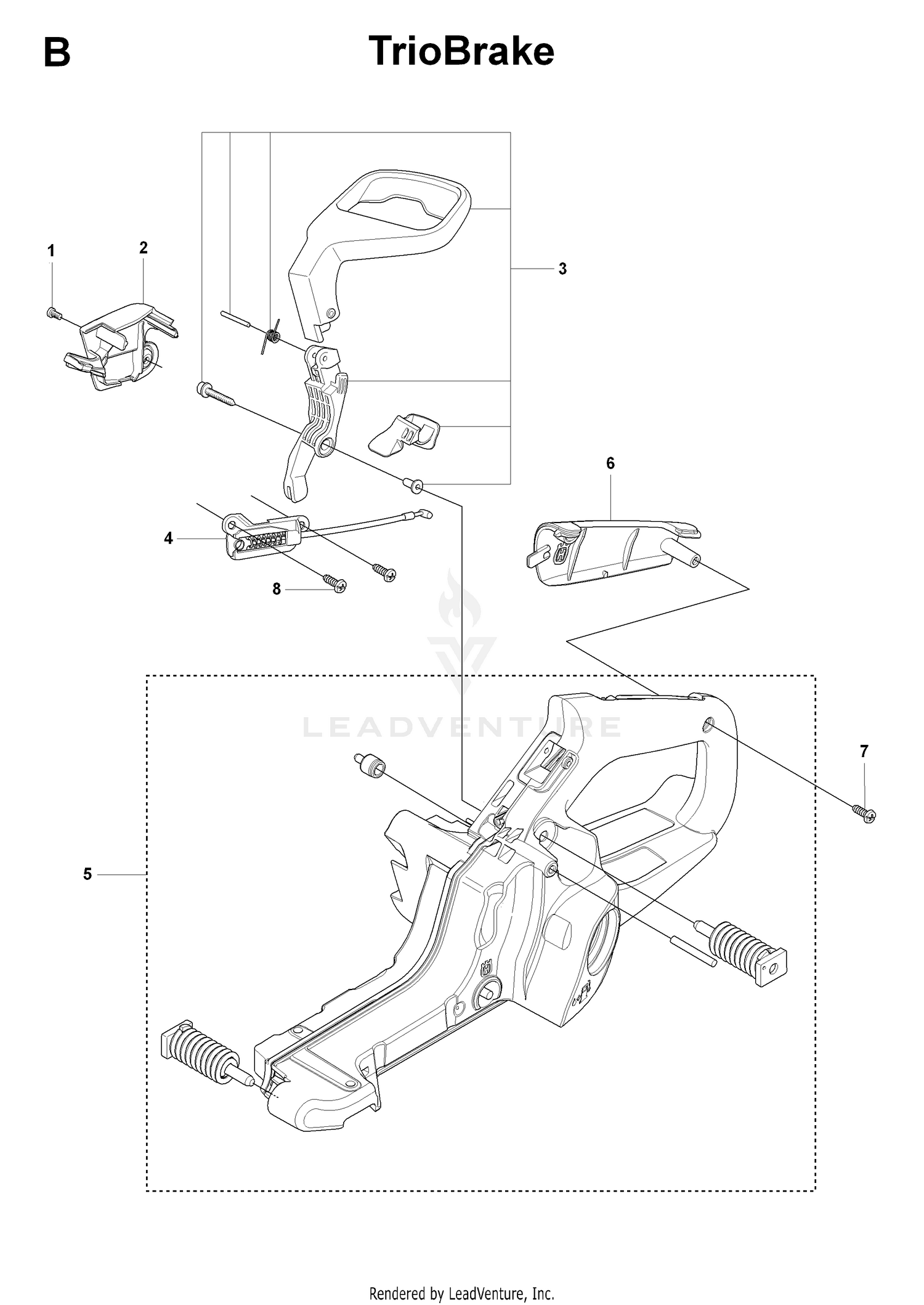 FUEL TANK & HANDLE