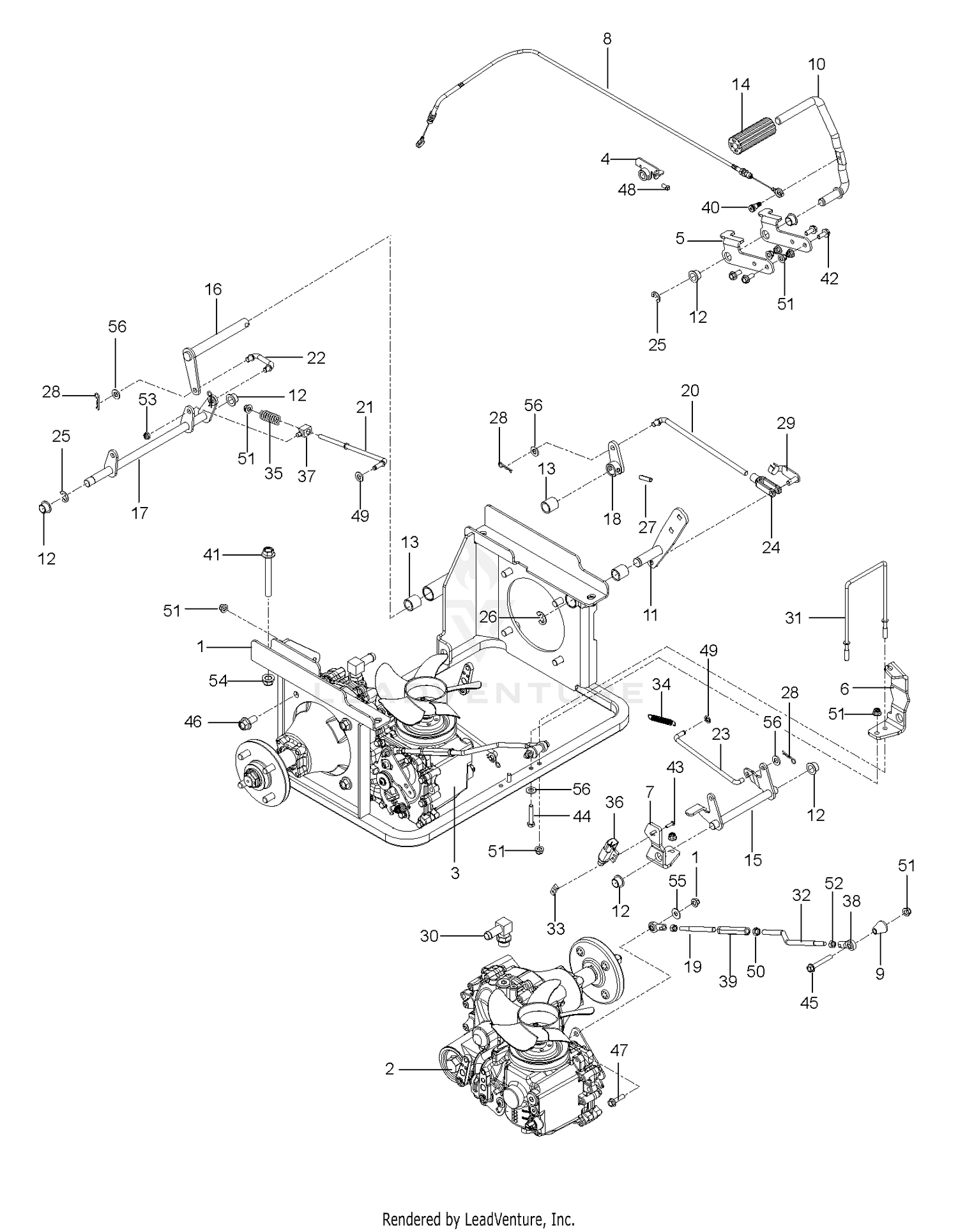 HYDRAULIC PUMP - MOTOR