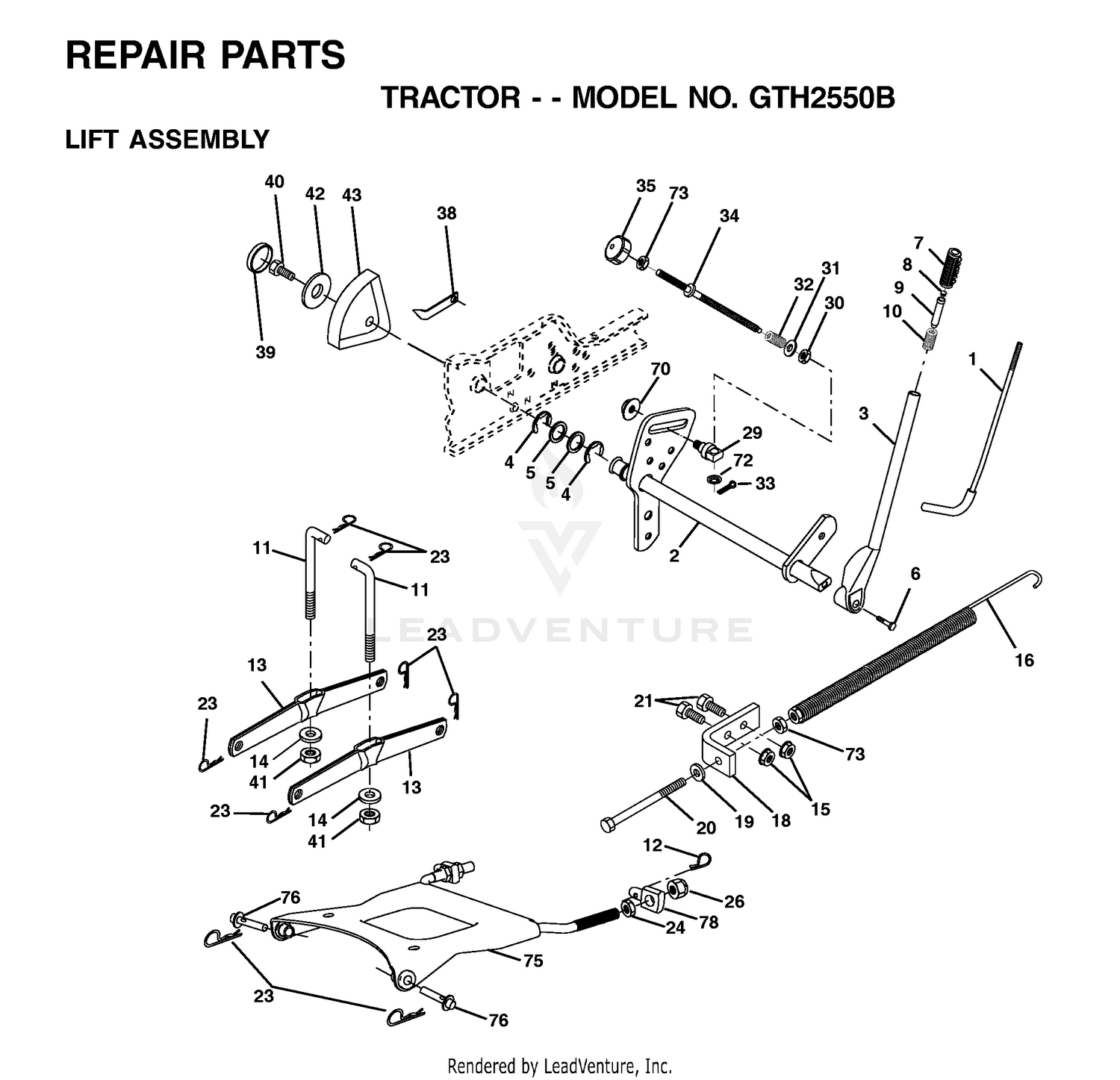 MOWER LIFT / DECK LIFT 2