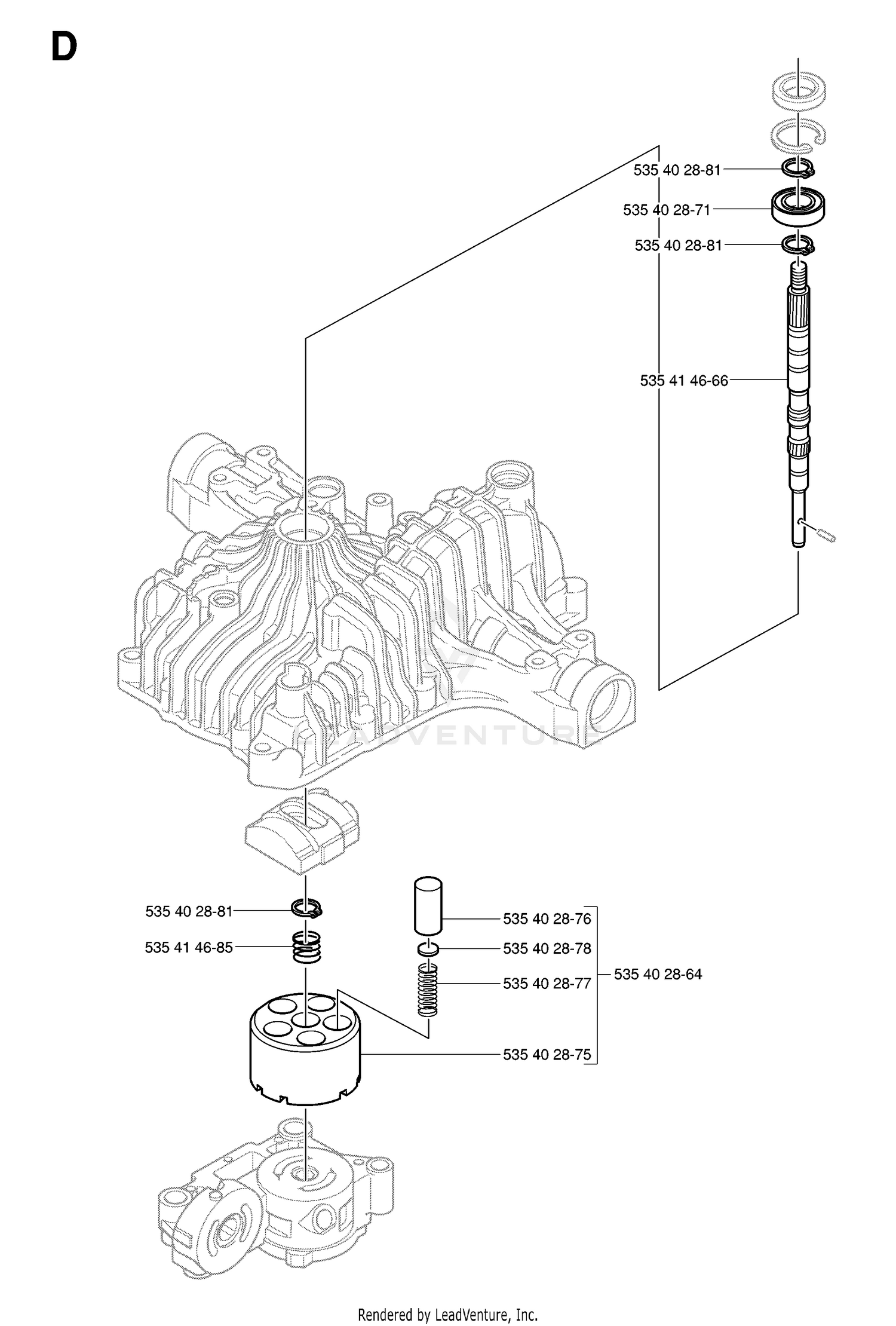 HYDRAULIC PUMP - MOTOR