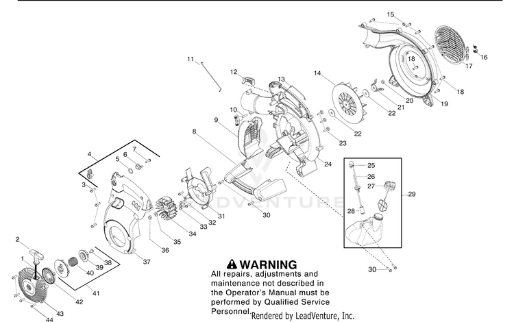 Husqvarna 125 Bvx 2007 06 Blower Partswarehouse 6078