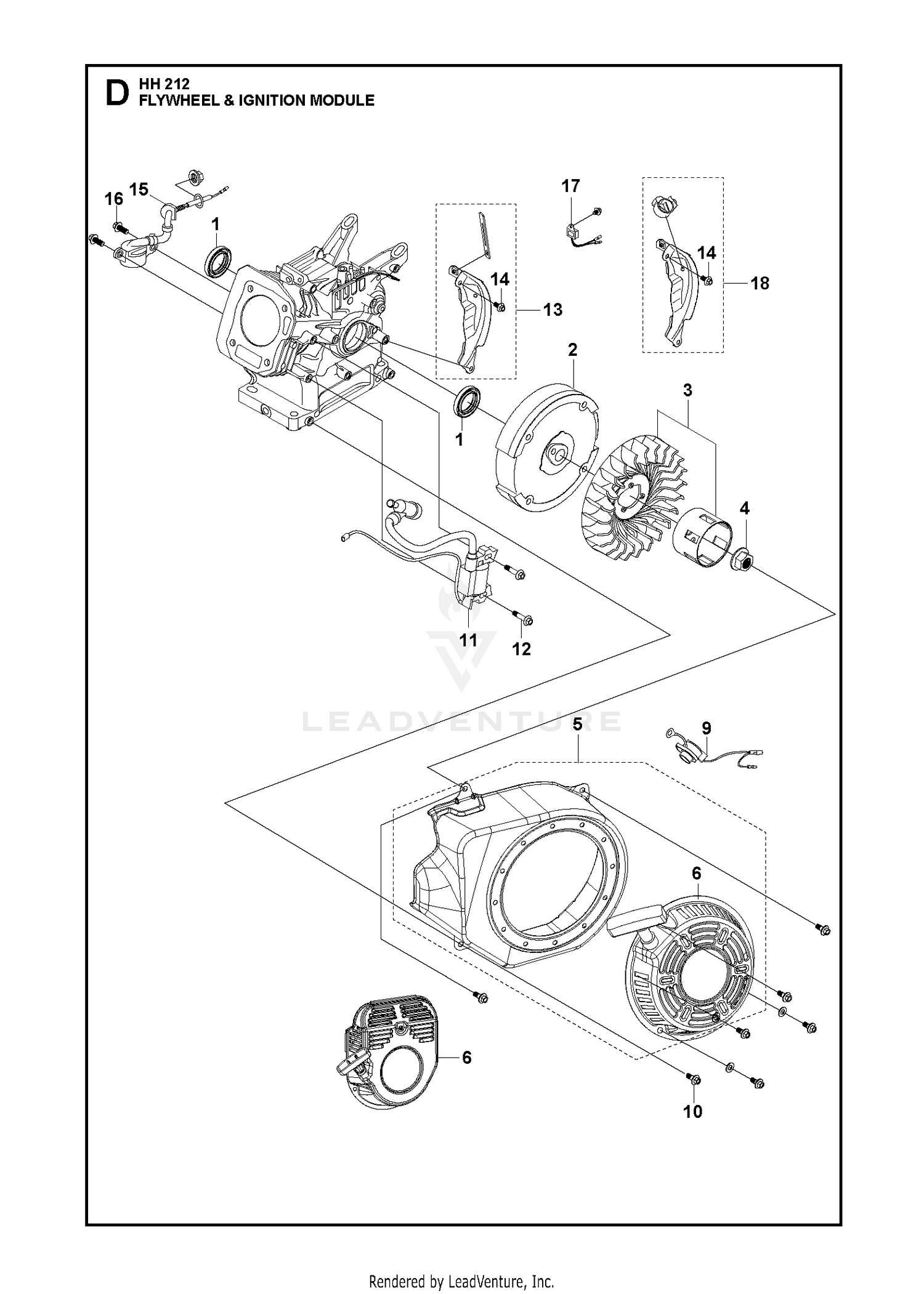 FLYWHEEL & IGNITION MODULE